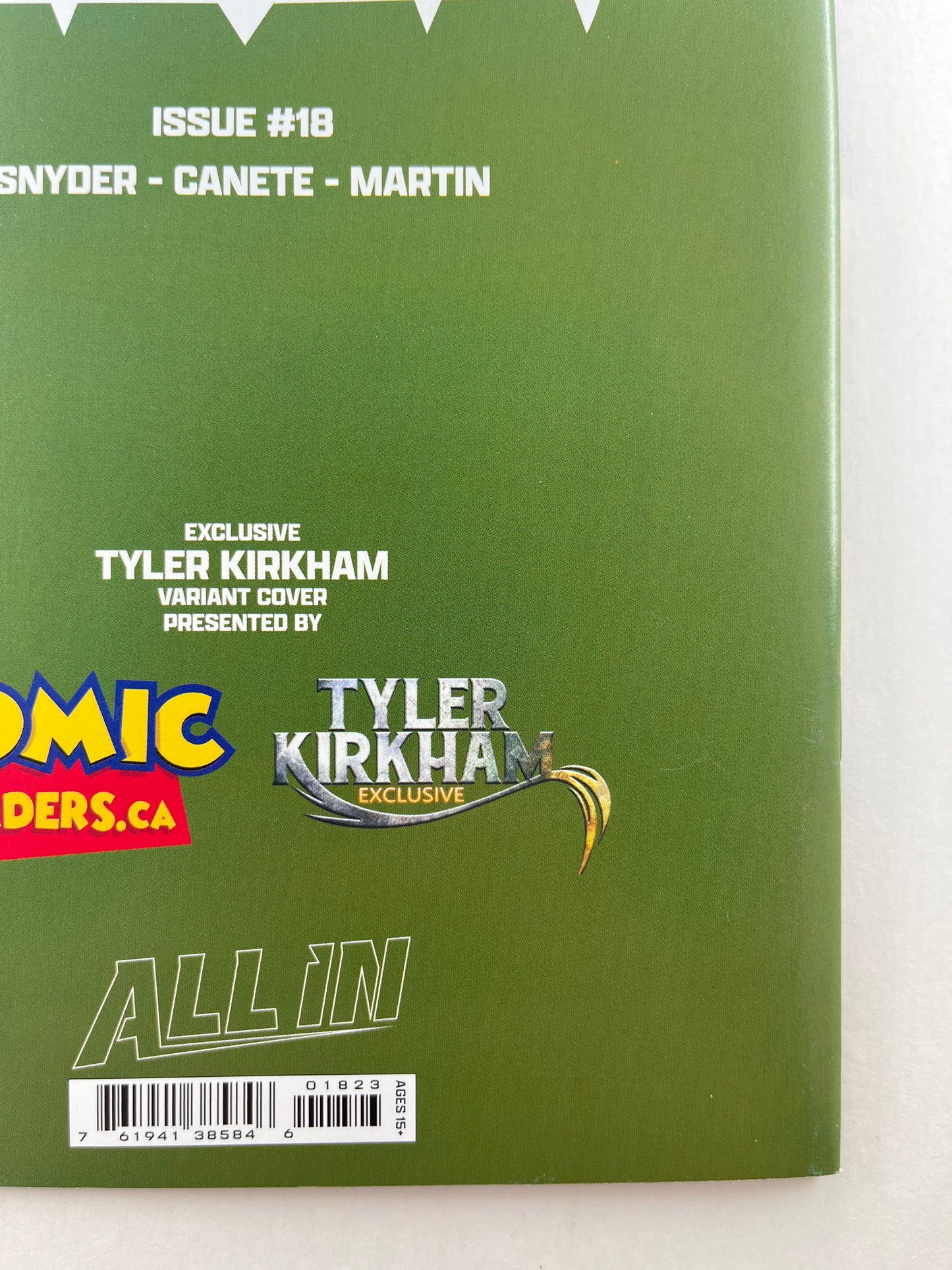 Absolute Batman #18 Unknown Comics Tyler Kirkham Battle Damaged Variant (May 2026) (Signed by Tyler Kirkham with COA)