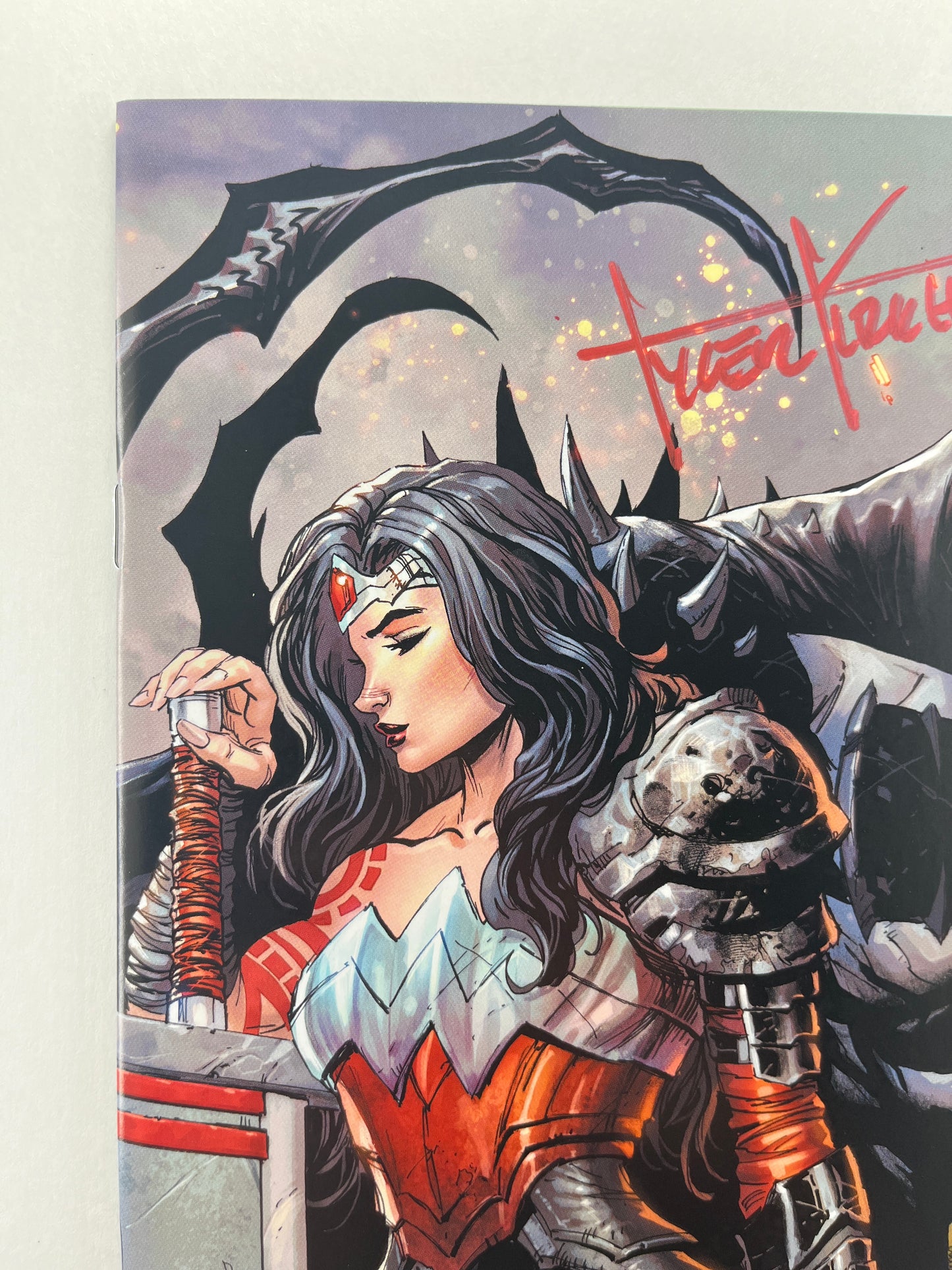 Absolute Wonder Woman #15 Comics Elite/Comic Traders/616 Comics Tyler Kirkham Virgin Variant (Feb 2026) (Signed by Tyler Kirkham w/COA)