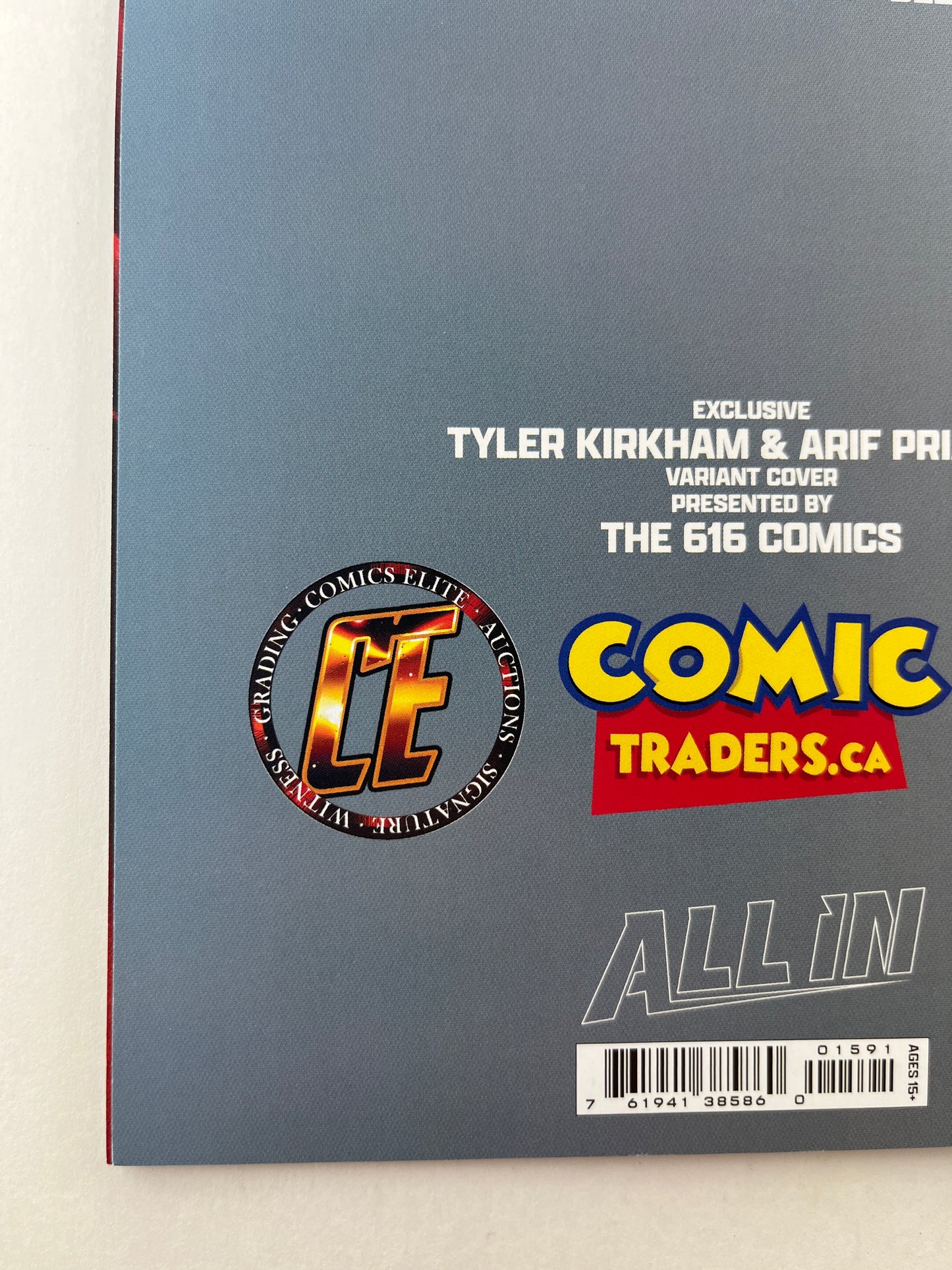 Absolute Wonder Woman #15 Comics Elite/Comic Traders/616 Comics Tyler Kirkham Virgin Variant (Feb 2026) (Signed by Tyler Kirkham w/COA)