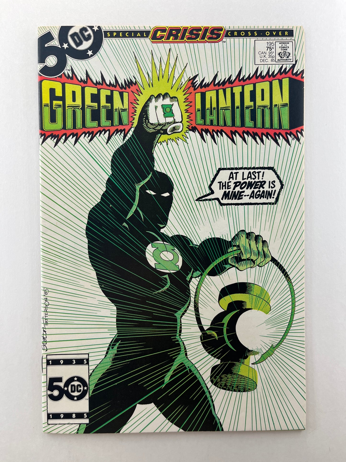 Green Lantern #195 (Dec 1985) (Guy Gardner Becomes Green Lantern)