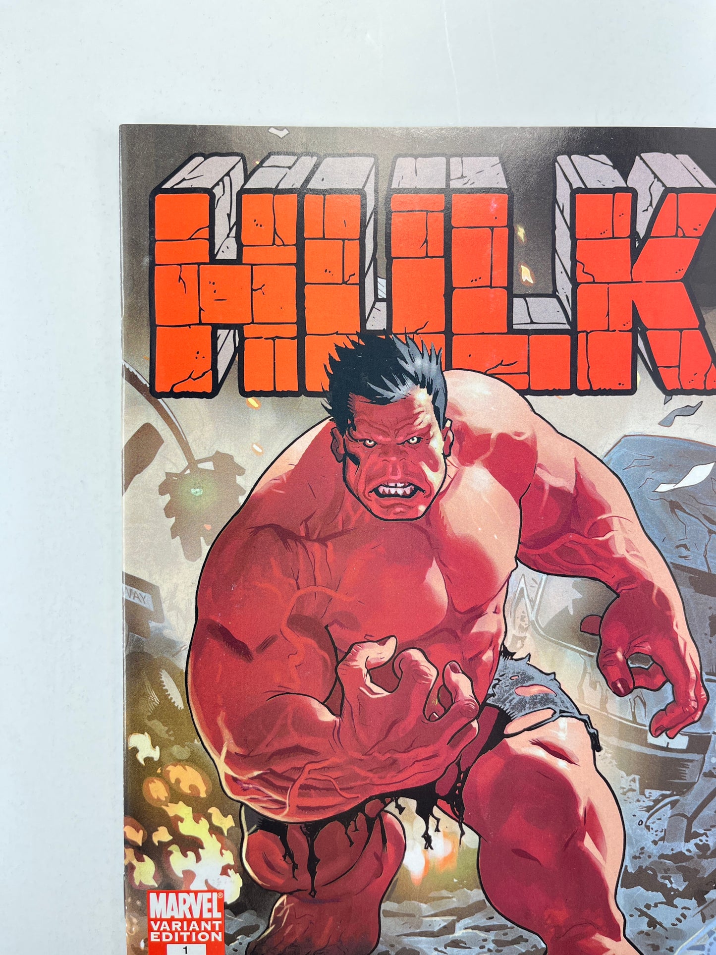 Hulk #1 1:20 Daniel Acuña Variant (Mar 2008) (1st Red Hulk)