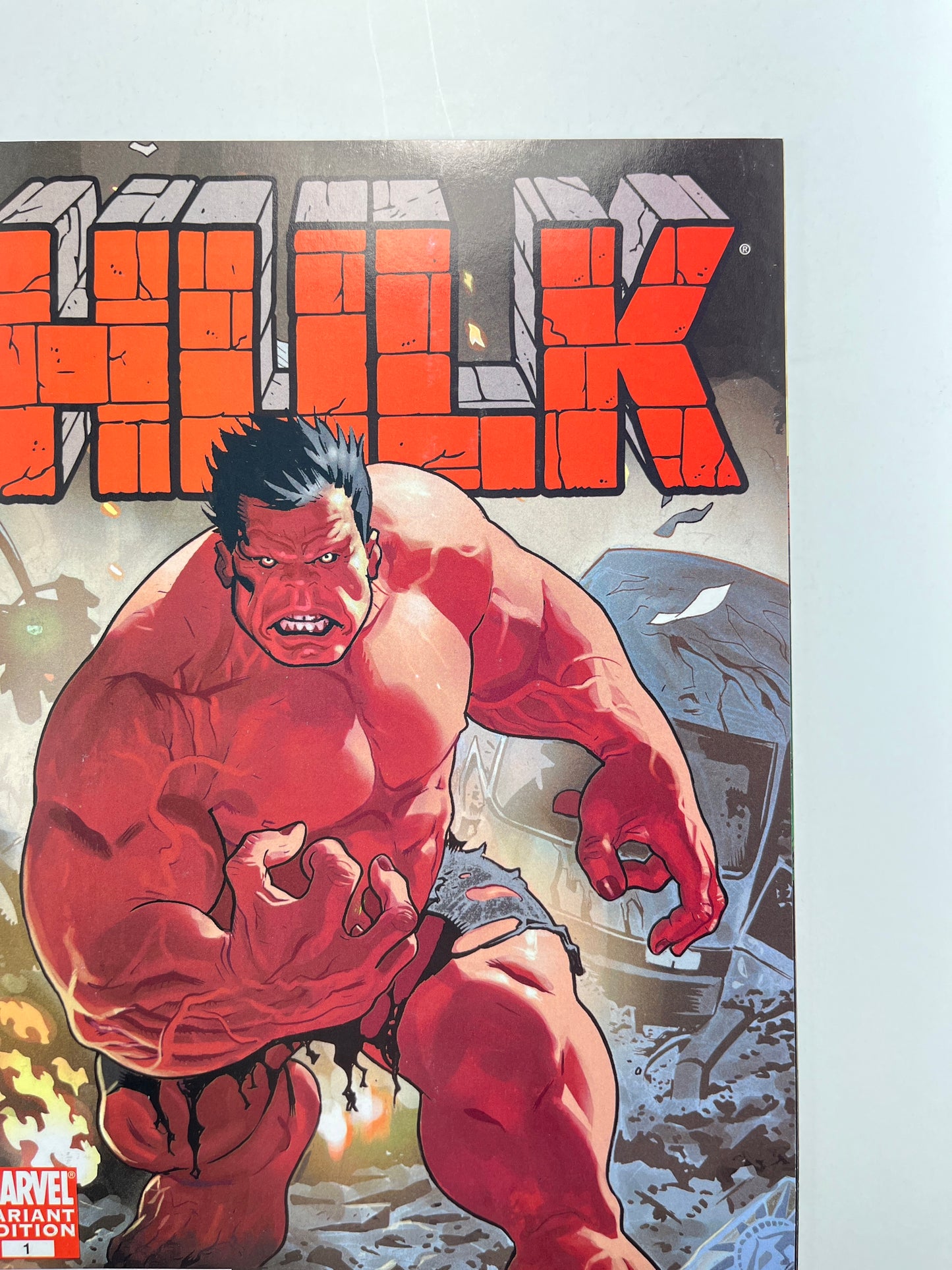 Hulk #1 1:20 Daniel Acuña Variant (Mar 2008) (1st Red Hulk)