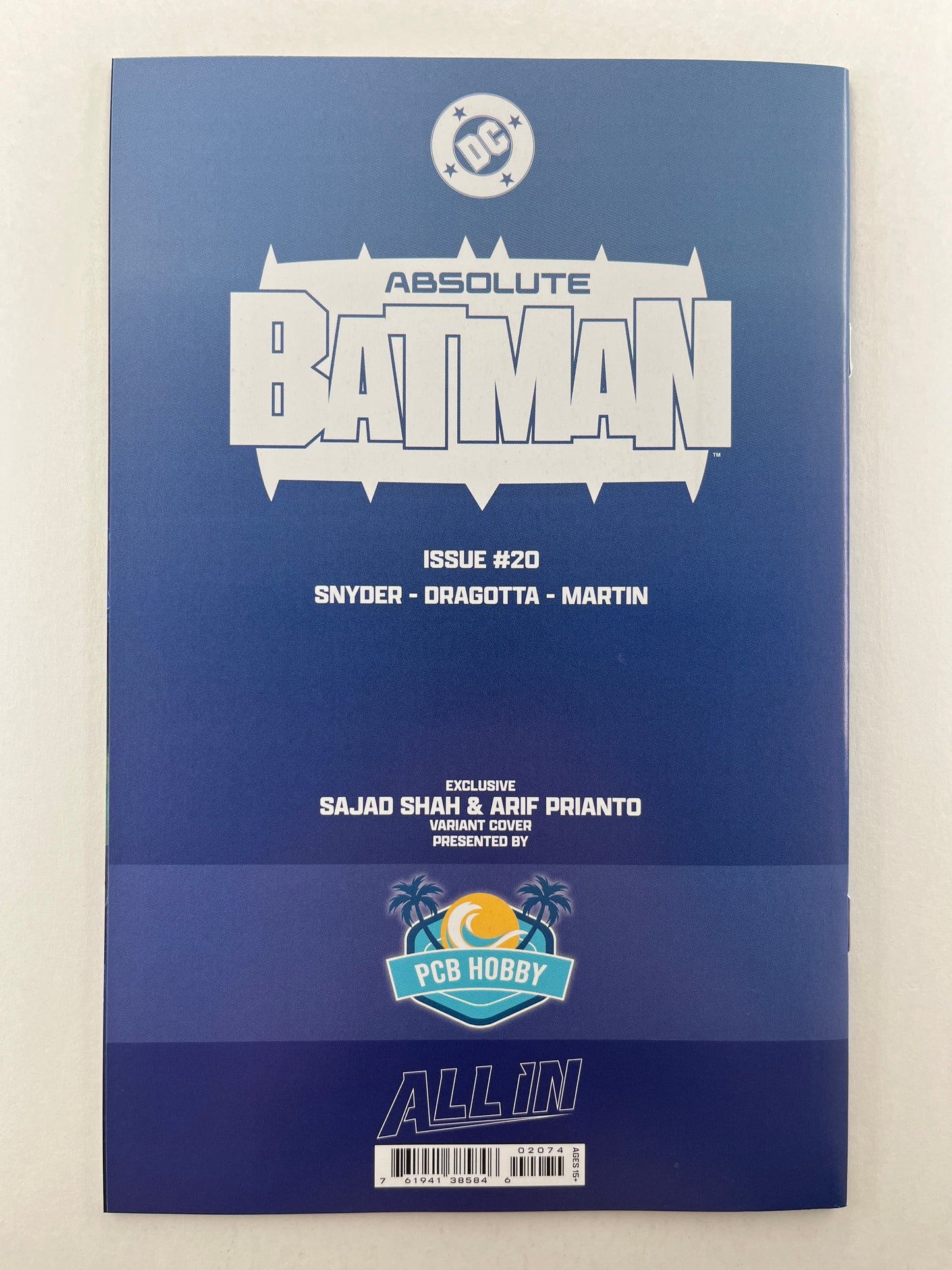 Absolute Batman #20 PCB Hobby Sajad Shah Variant (May 2026)