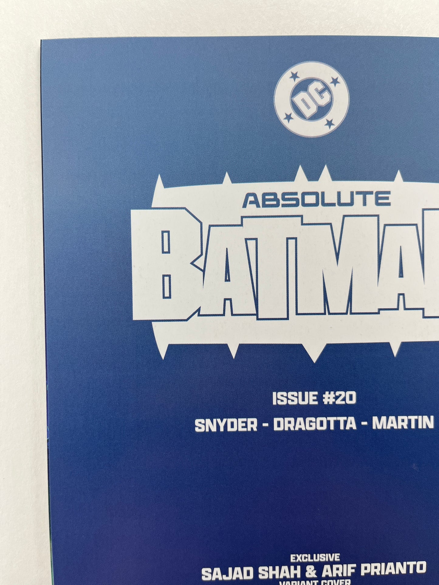 Absolute Batman #20 PCB Hobby Sajad Shah Variant (May 2026)
