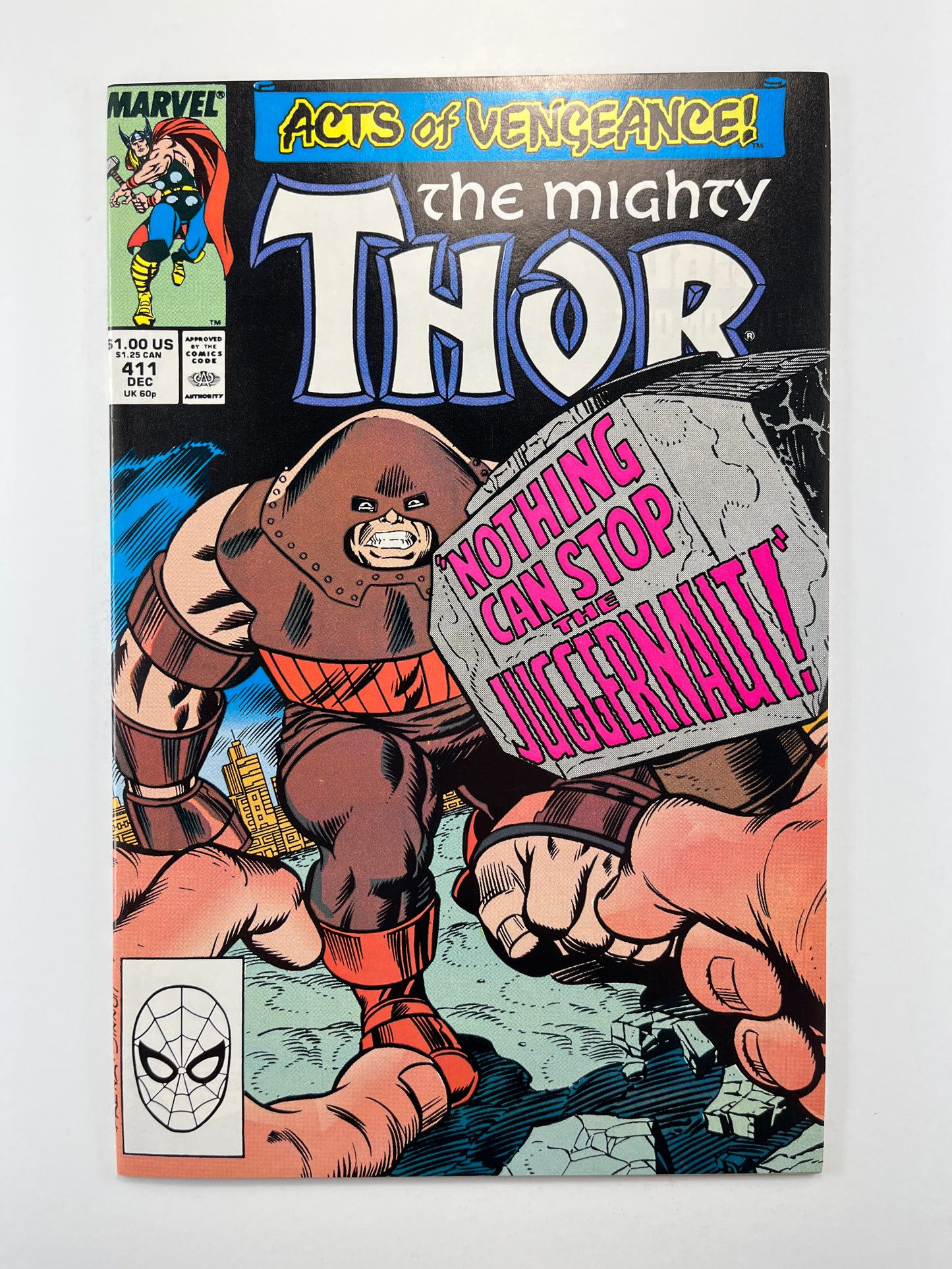 Thor #411 (Dec 1989) (Cameo New Warriors)