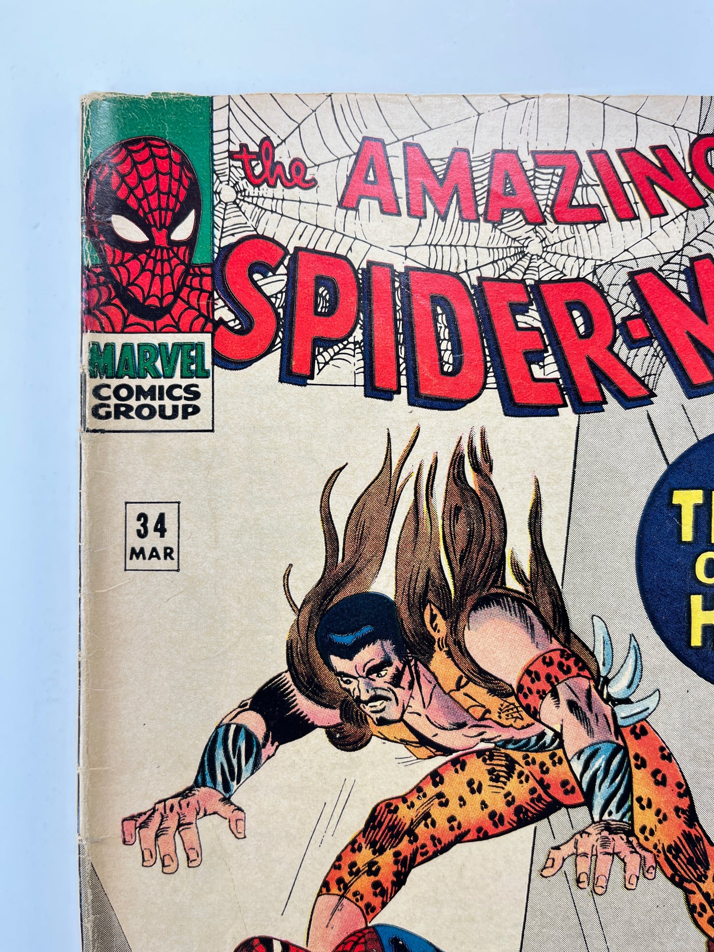 The Amazing Spider-Man #34 (Mar 1966) (2nd Gwen Stacy) (2nd Kraven)
