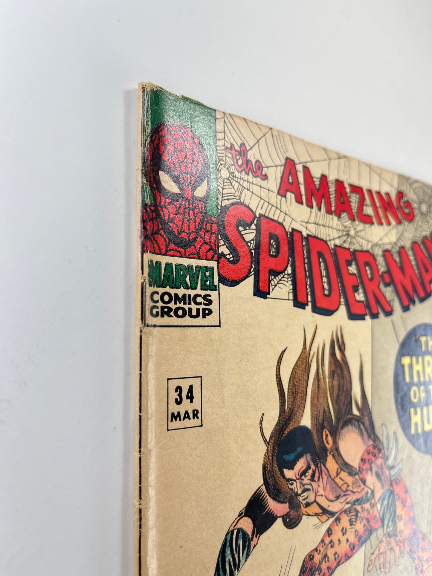 The Amazing Spider-Man #34 (Mar 1966) (2nd Gwen Stacy) (2nd Kraven)