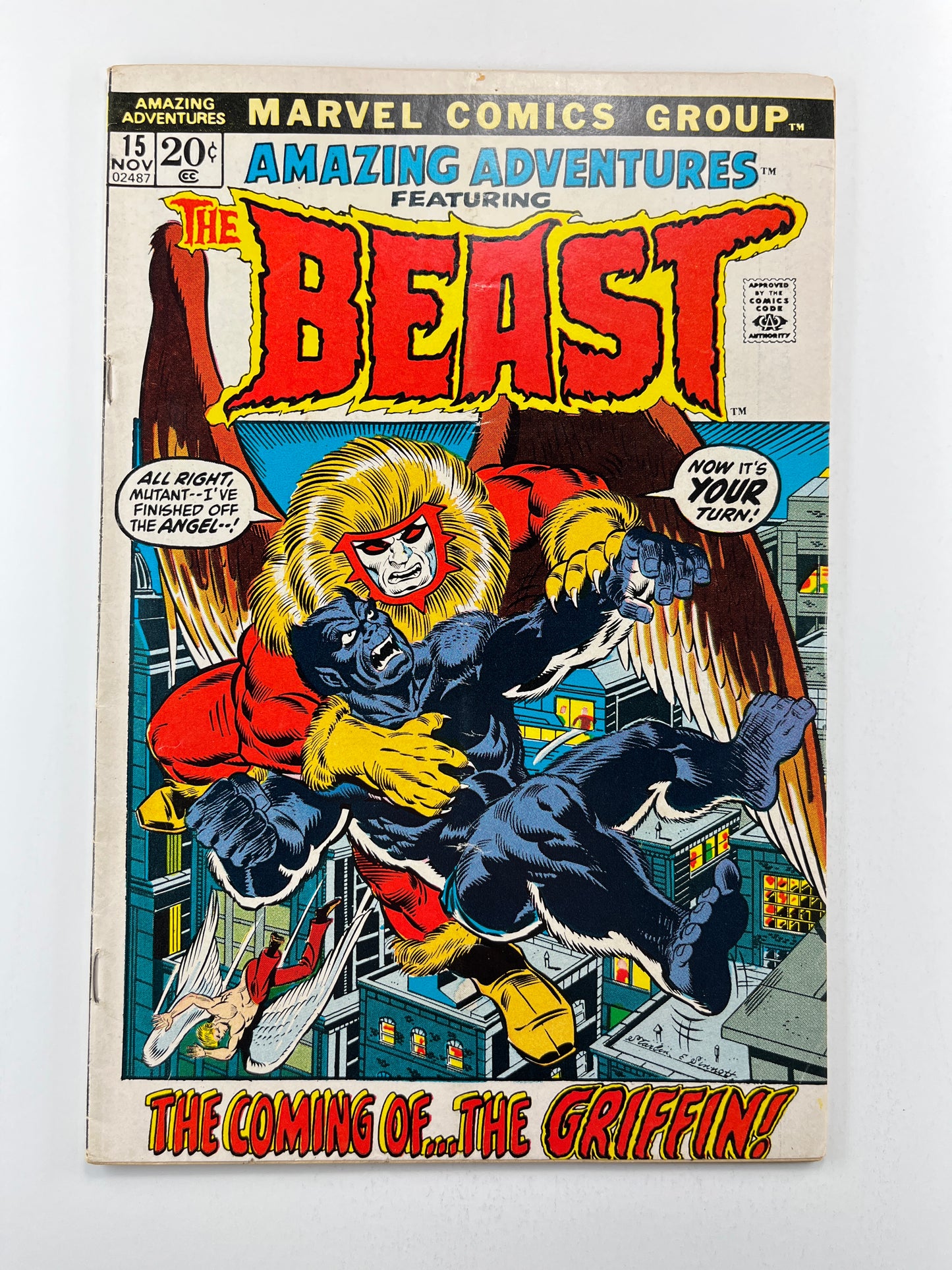 Amazing Adventures #15 (Nov 1972) (1st Blue Beast)