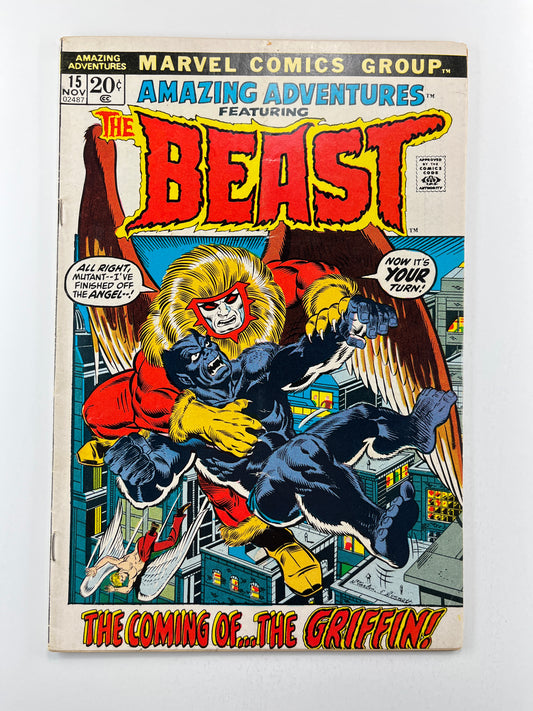 Amazing Adventures #15 (Nov 1972) (1st Blue Beast)