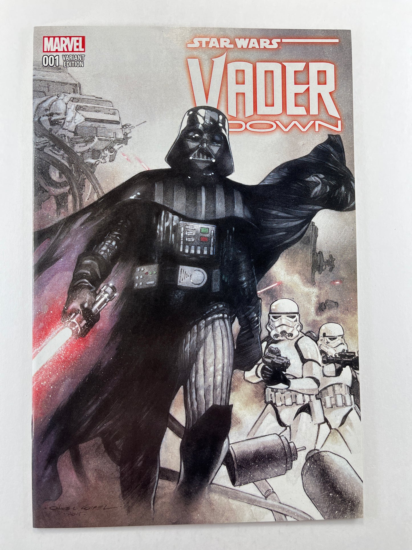Star Wars: Vader Down #1 Dynamic Forces Olivier Coipel Variant (Nov 2015) (With COA)
