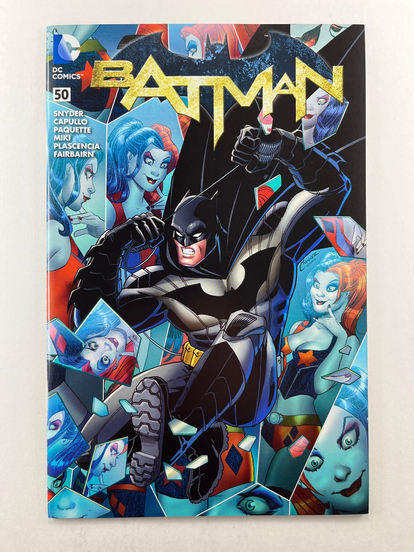 Batman #50 Dynamic Forces Amanda Conner Batman v Superman Connecting Variant (Mar 2016) (With COA)