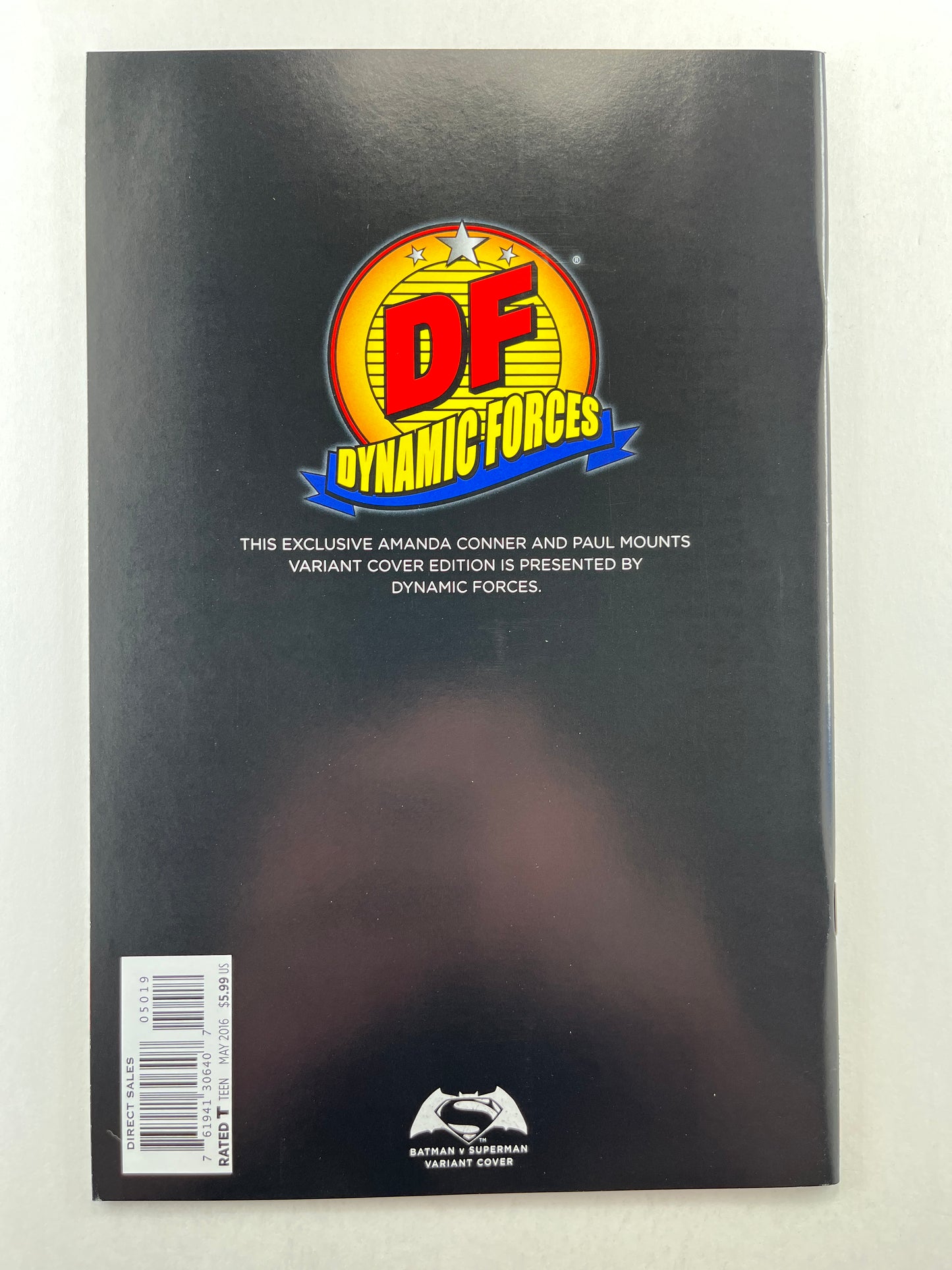 Batman #50 Dynamic Forces Amanda Conner Batman v Superman Connecting Variant (Mar 2016) (With COA)