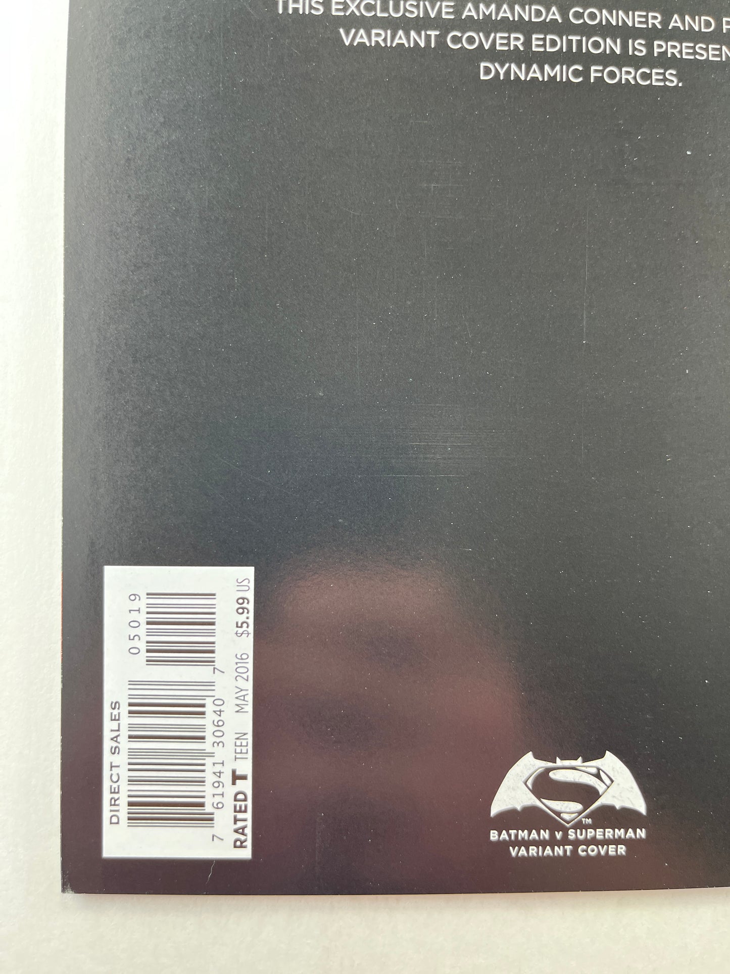 Batman #50 Dynamic Forces Amanda Conner Batman v Superman Connecting Variant (Mar 2016) (With COA)