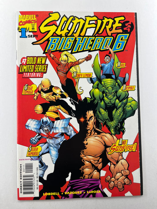 Sunfire & Big Hero 6 #1 (Sep 1998) (1st Baymax) (1st Big Hero 6 Team)
