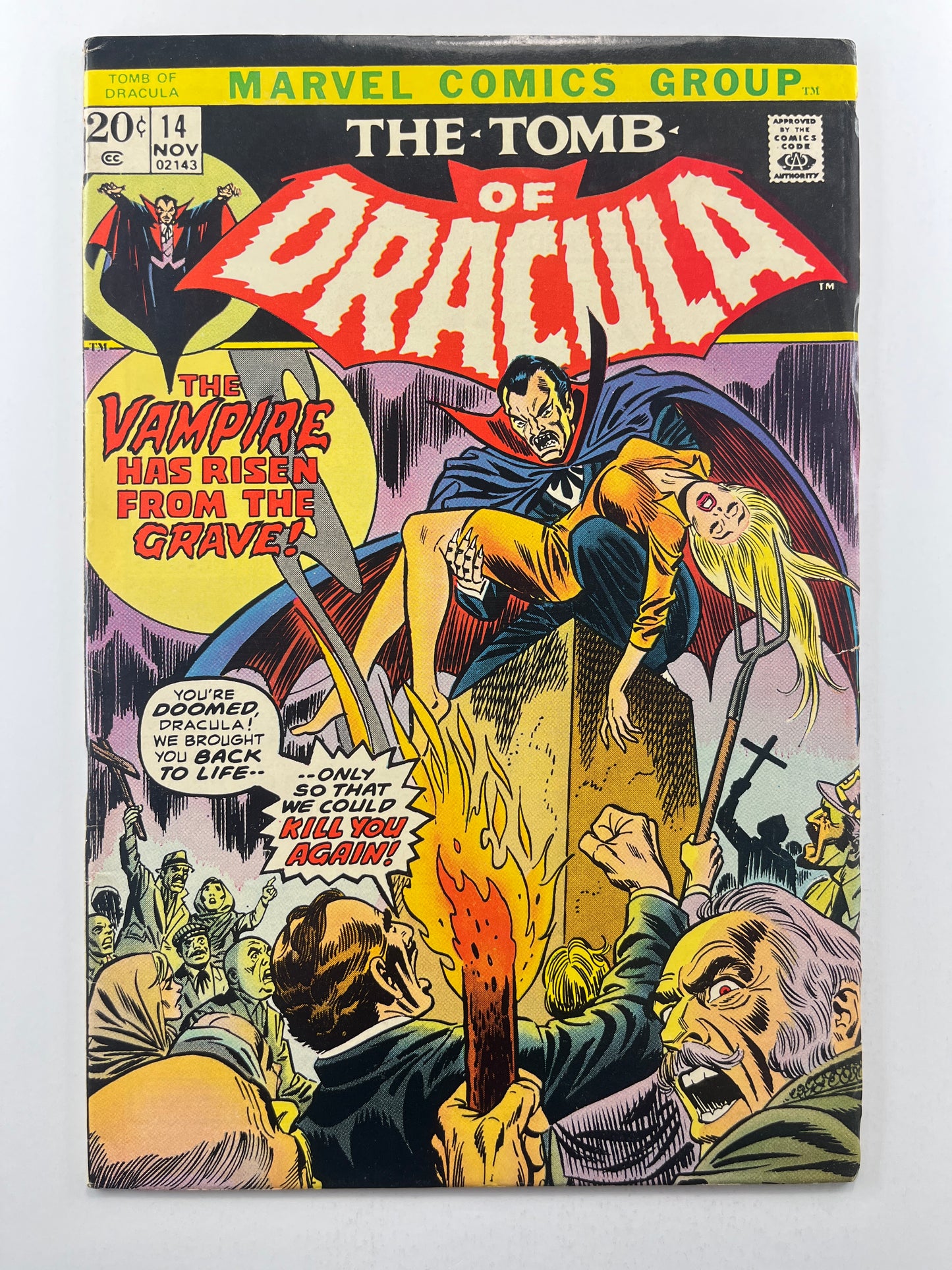 The Tomb of Dracula #14 (Nov 1973)