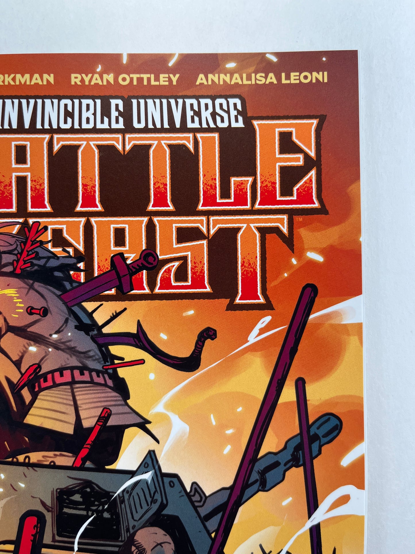 Invincible Universe: Battle Beast #8 Cover E 1:50 Baldemar Rivas Variant (Apr 2026) (Signed by Baldemar Rivas)