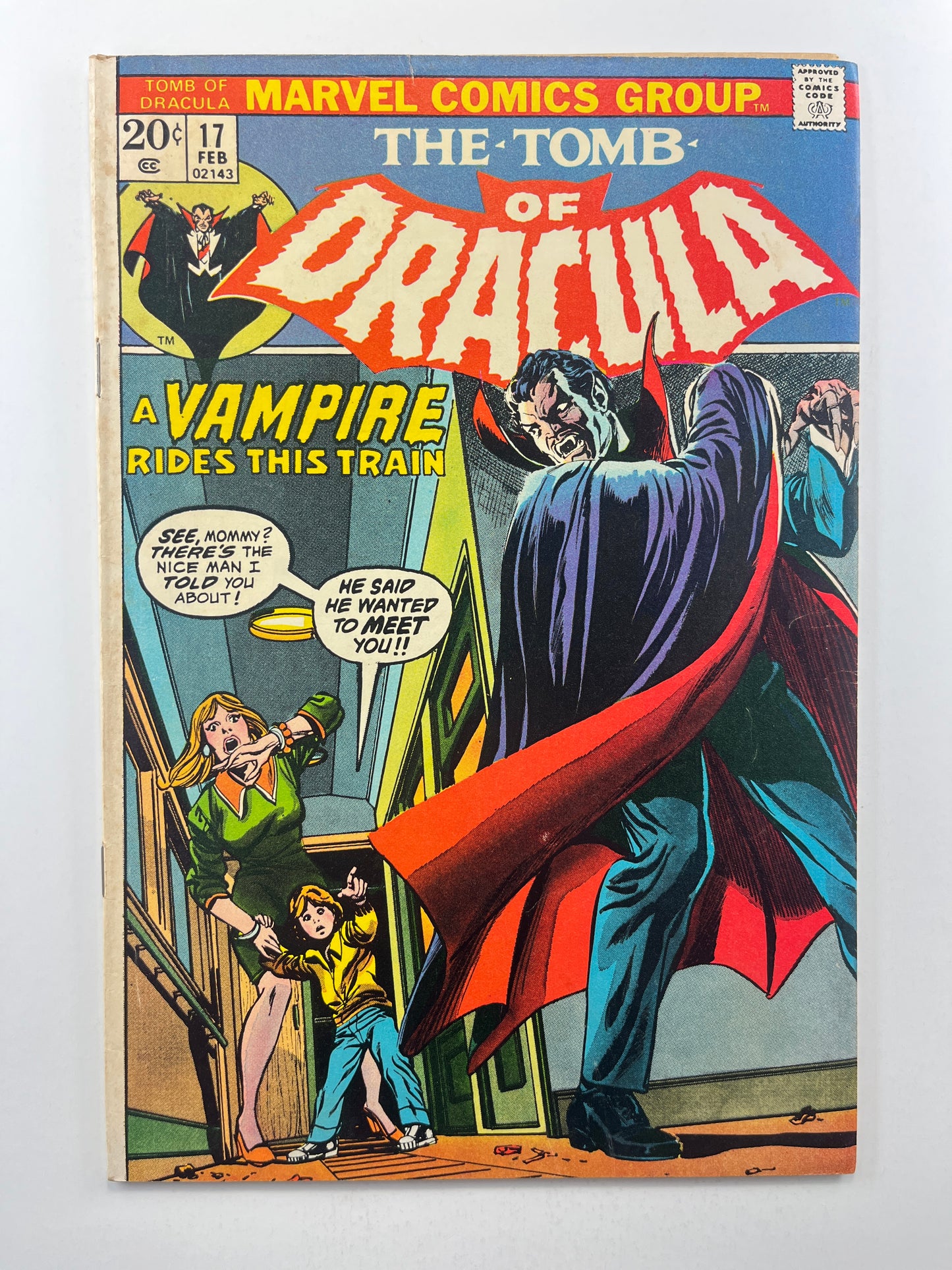 The Tomb of Dracula #17 (Feb 1974) (Blade Appearance)