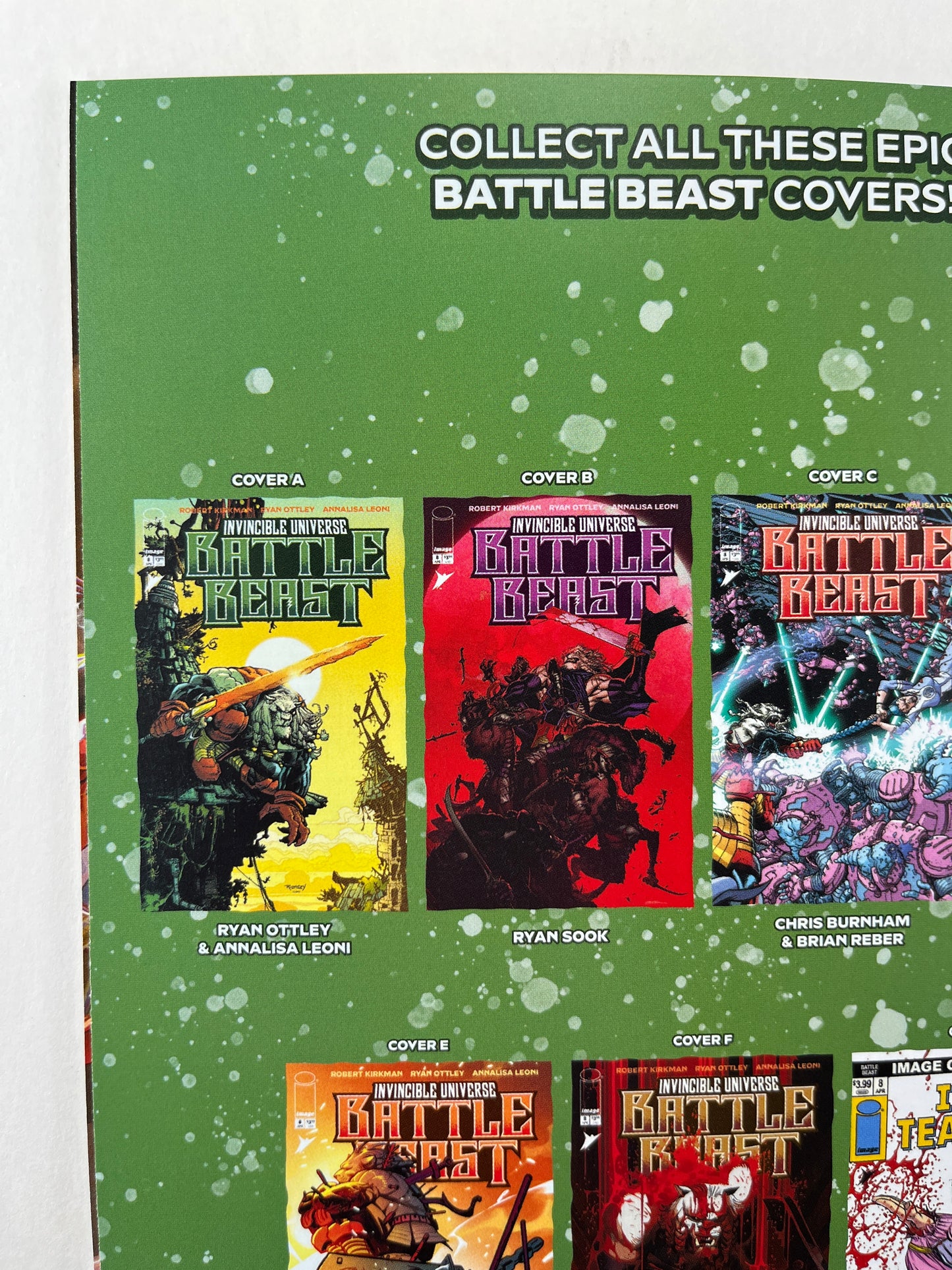 Invincible Universe: Battle Beast #8 Cover E 1:50 Baldemar Rivas Variant (Apr 2026) (Signed by Baldemar Rivas)
