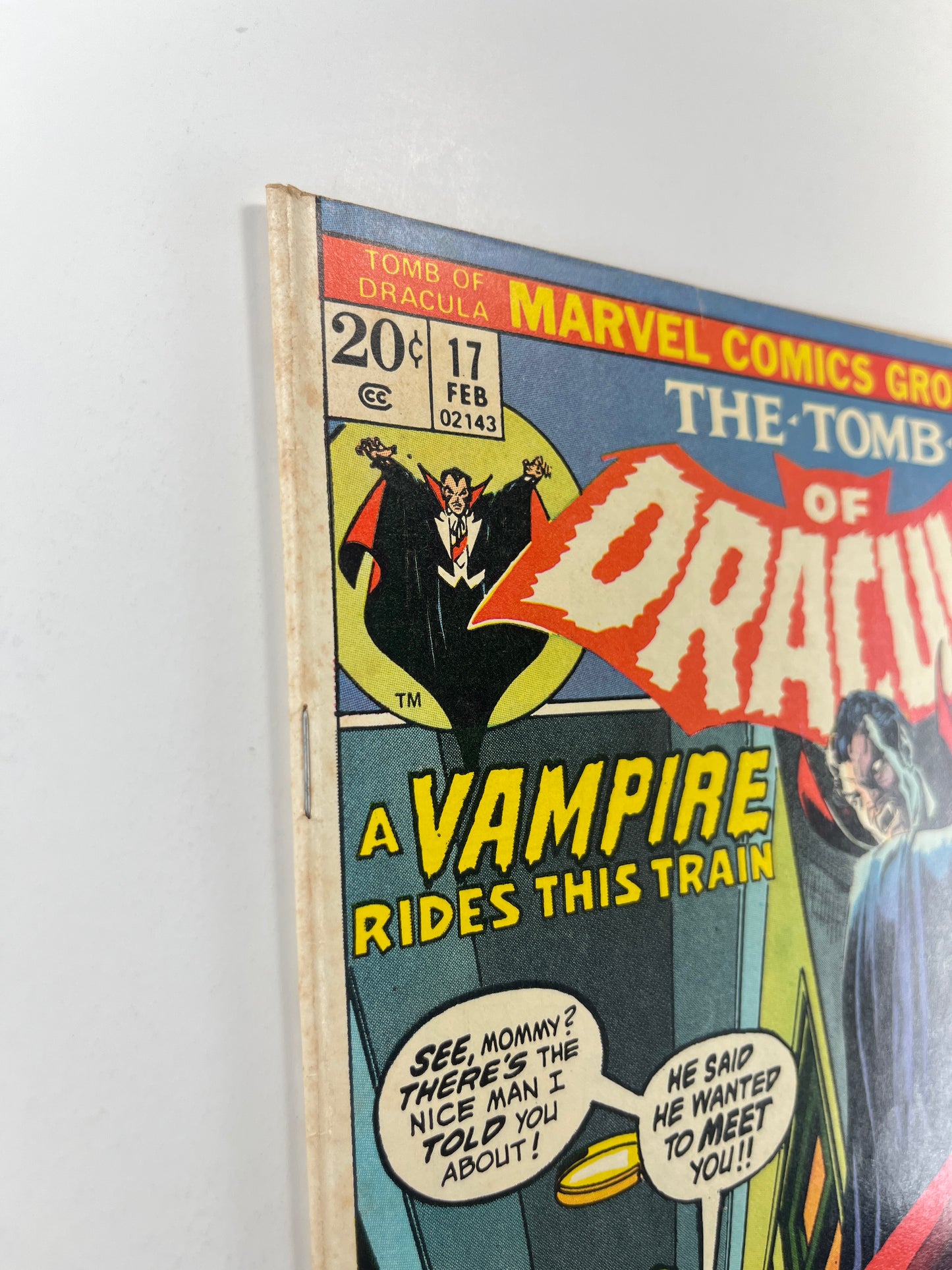 The Tomb of Dracula #17 (Feb 1974) (Blade Appearance)