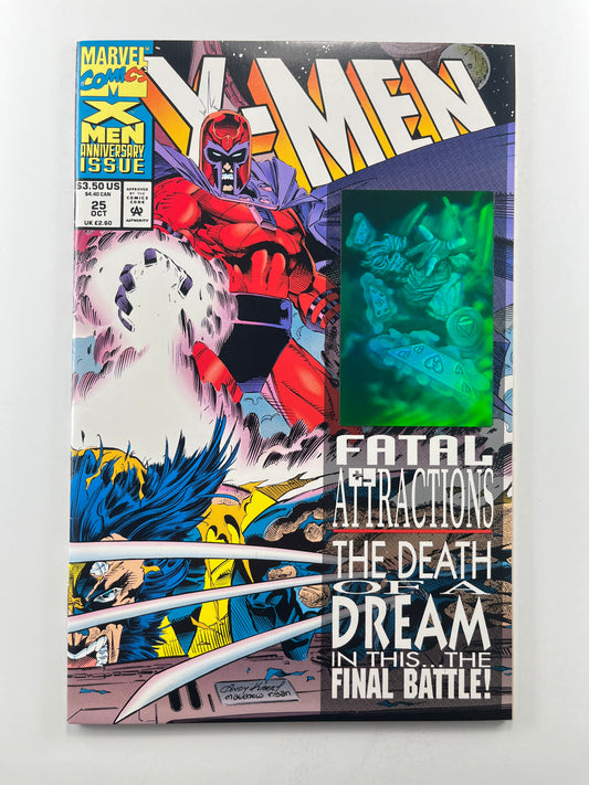 X-Men #25 (Oct 1993) (Partial Blue Hologram)