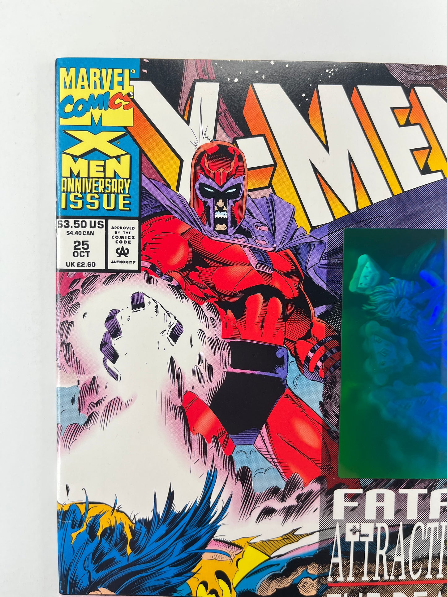 X-Men #25 (Oct 1993) (Partial Blue Hologram)