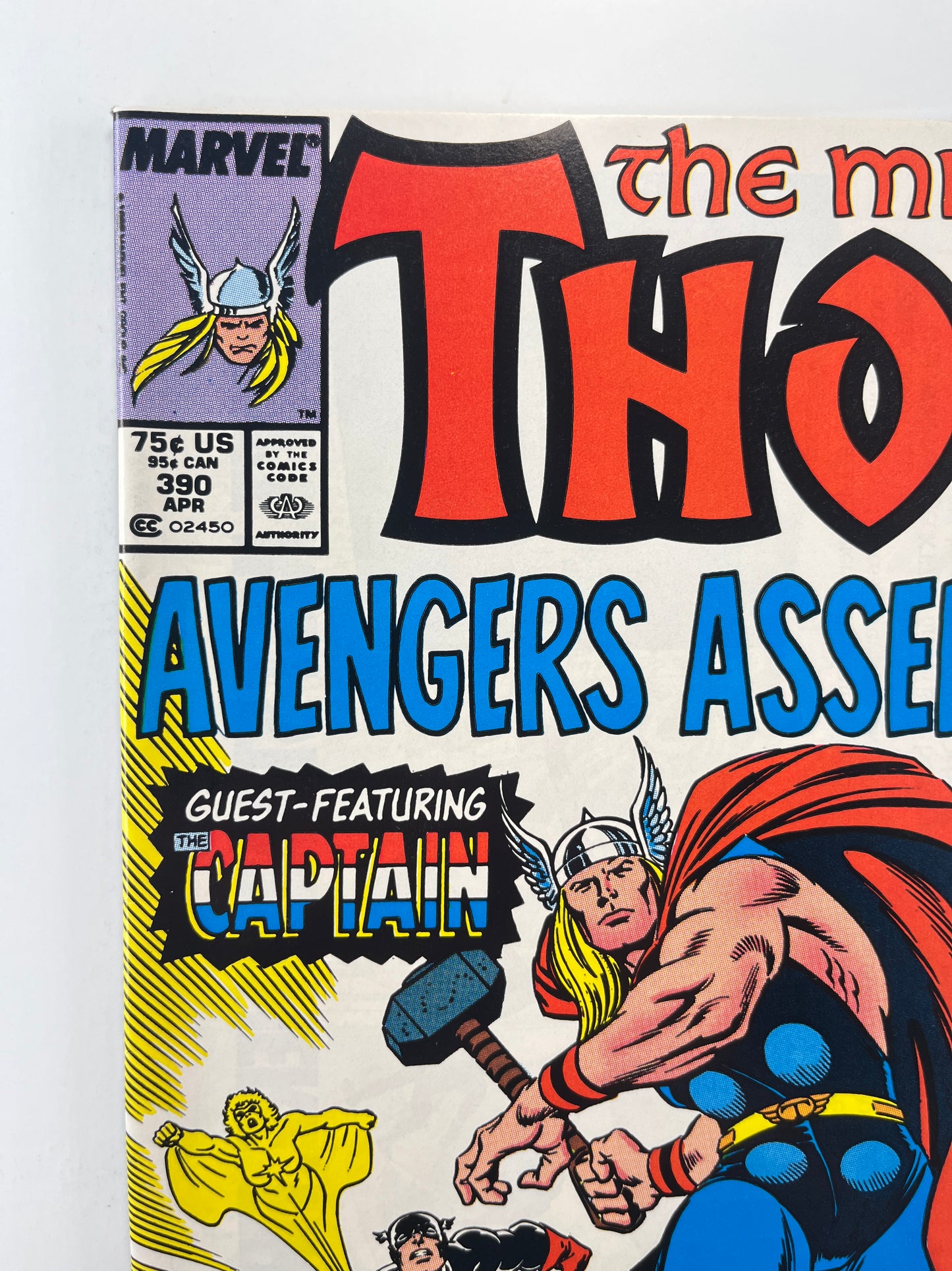 Thor #390 (Apr 1988) (1st Cap Lifts Mjolnir)
