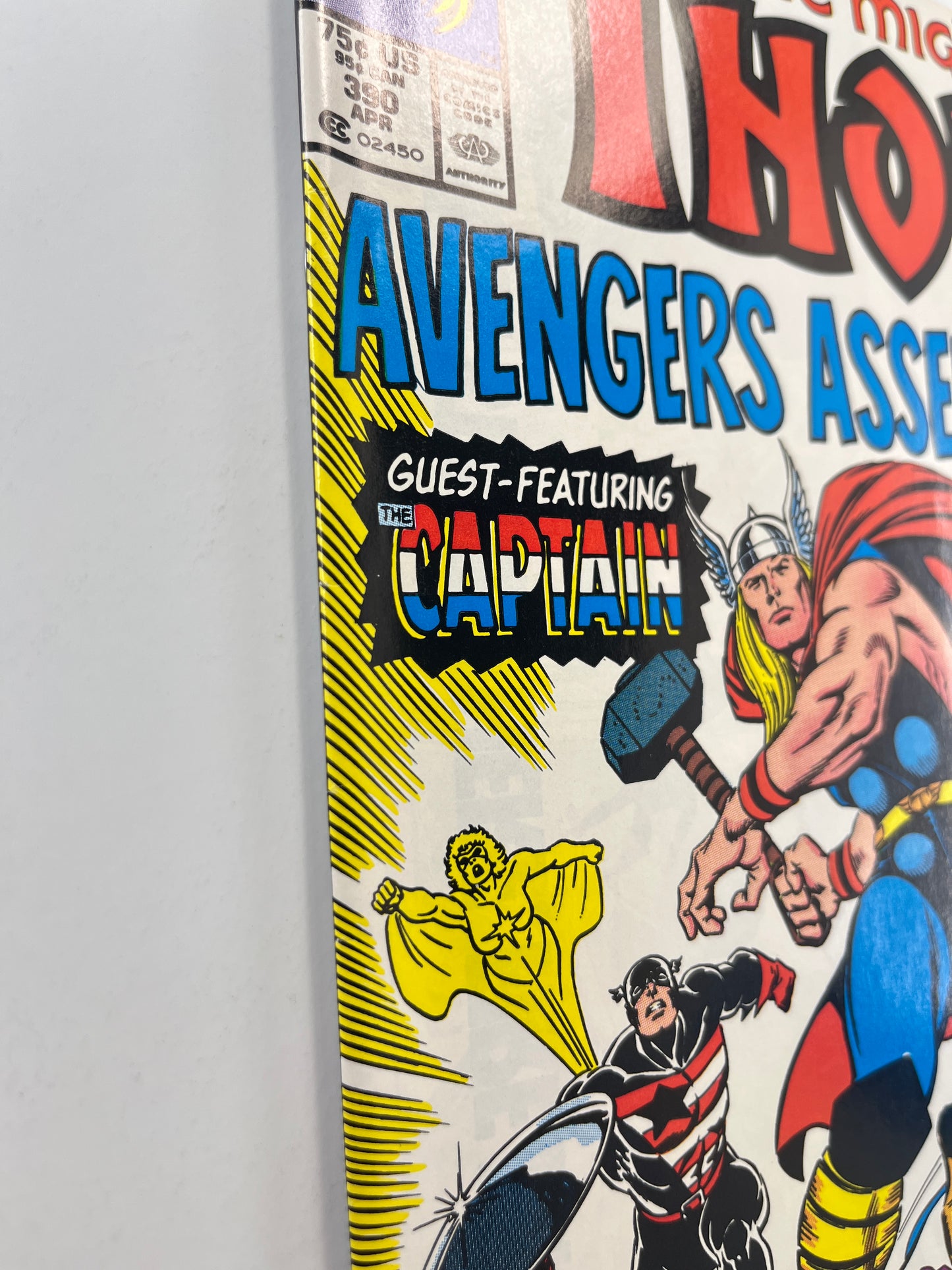 Thor #390 (Apr 1988) (1st Cap Lifts Mjolnir)