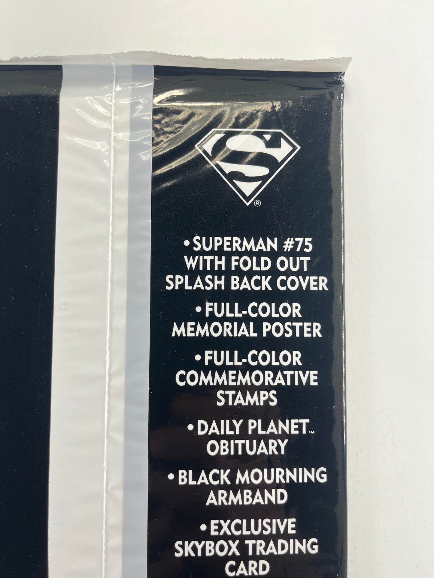 Superman #75 Death of Superman Memorial Polybagged Variant (Jan 1993)
