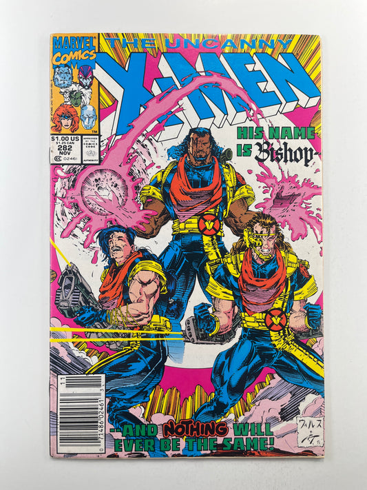Uncanny X-Men #282 1st Bishop (Nov 1991) (Newsstand)