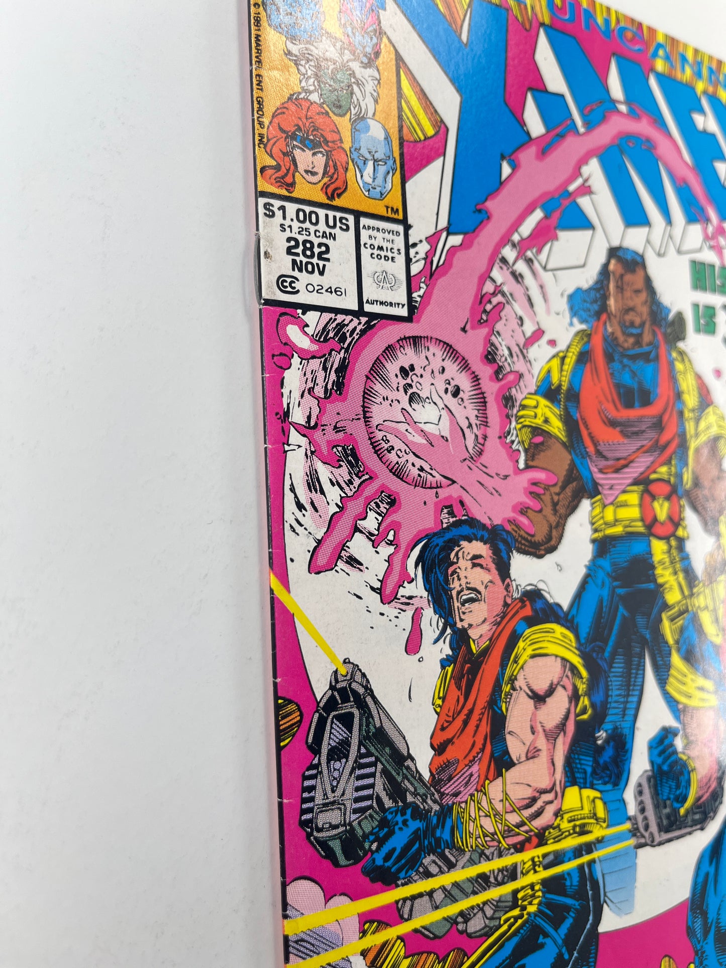 Uncanny X-Men #282 1st Bishop (Nov 1991) (Newsstand)