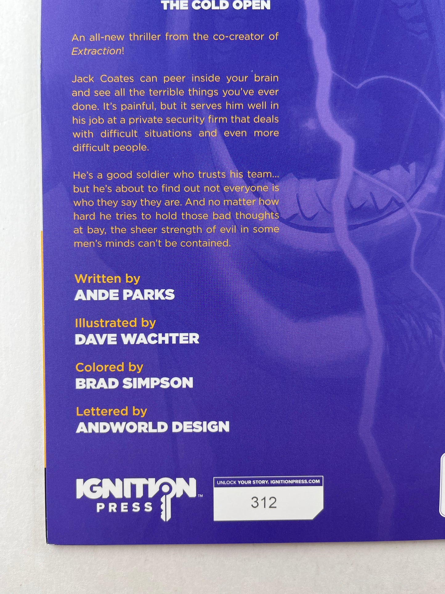 Bad Thoughts: The Cold Open #0 Planet Comic Con 2026 Fernando Blanco Variant (Mar 2026) (Signed by Ande Parks w/COA)