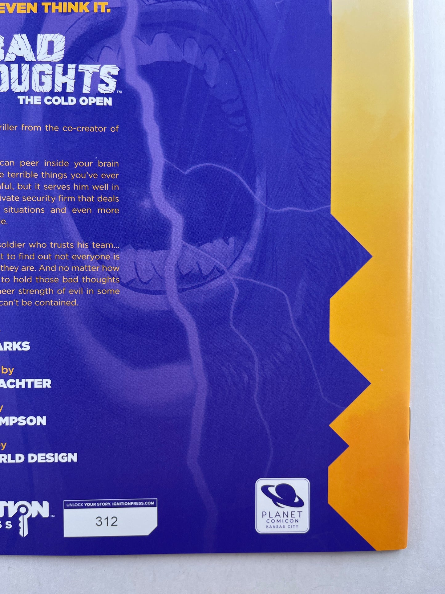 Bad Thoughts: The Cold Open #0 Planet Comic Con 2026 Fernando Blanco Variant (Mar 2026) (Signed by Ande Parks w/COA)