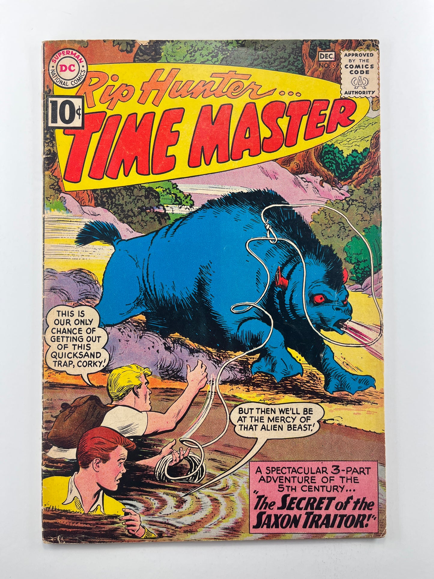 Rip Hunter... Time Master #5 (Dec 1961)