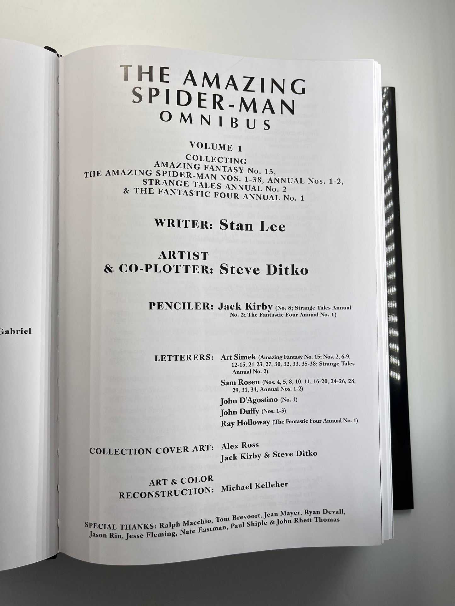 The Amazing Spider-Man Omnibus Vol. 1 HC 2013 Edition (2nd Print)