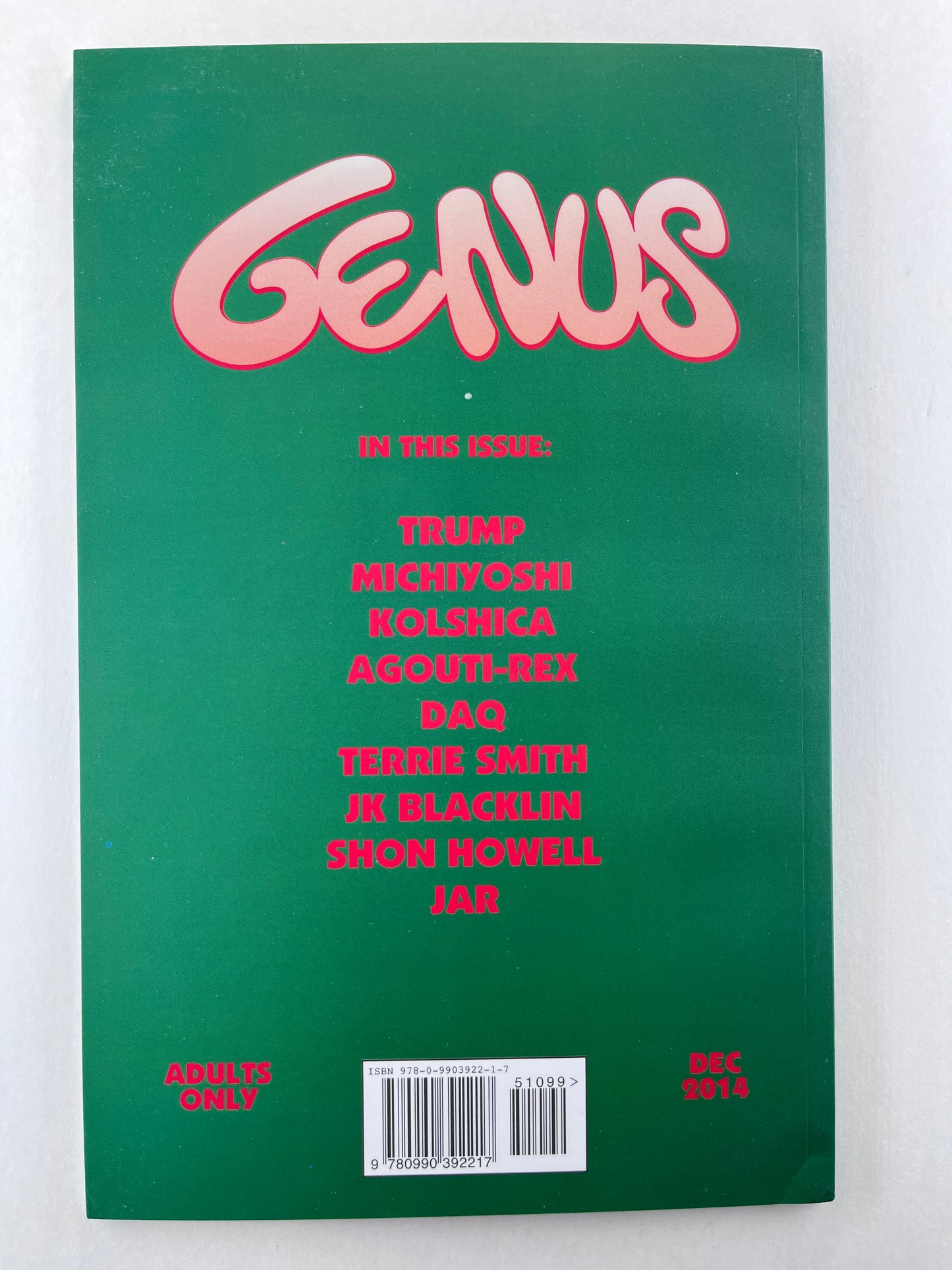 Genus #96 (Dec 2014) (with 4 signatures)
