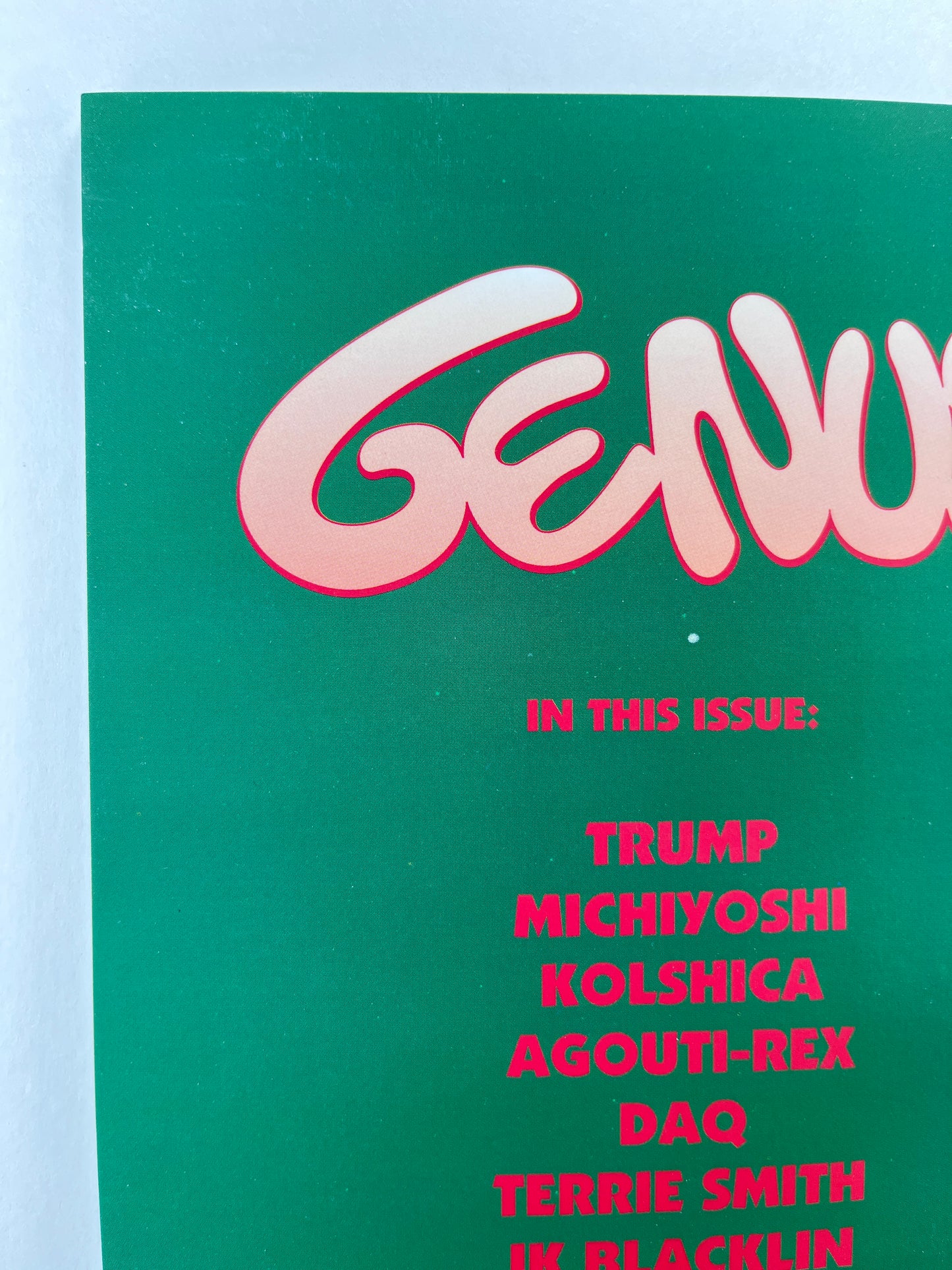 Genus #96 (Dec 2014) (with 4 signatures)