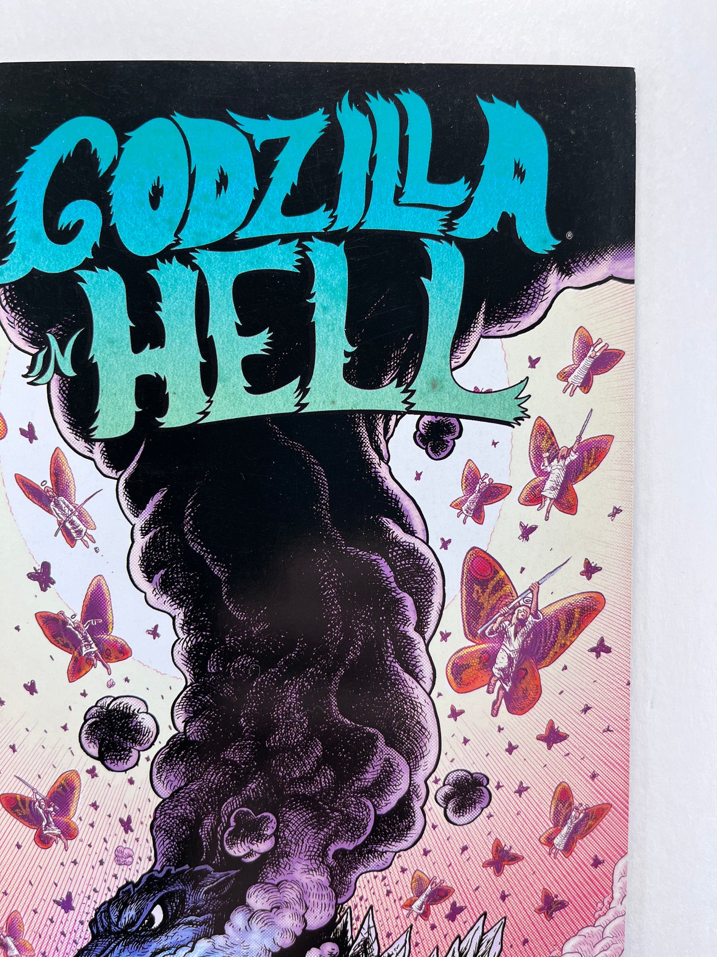 Godzilla in Hell #3 2nd Printing Ibrahim Moustafa (Sep 2015) (Signed by Buster Moody)