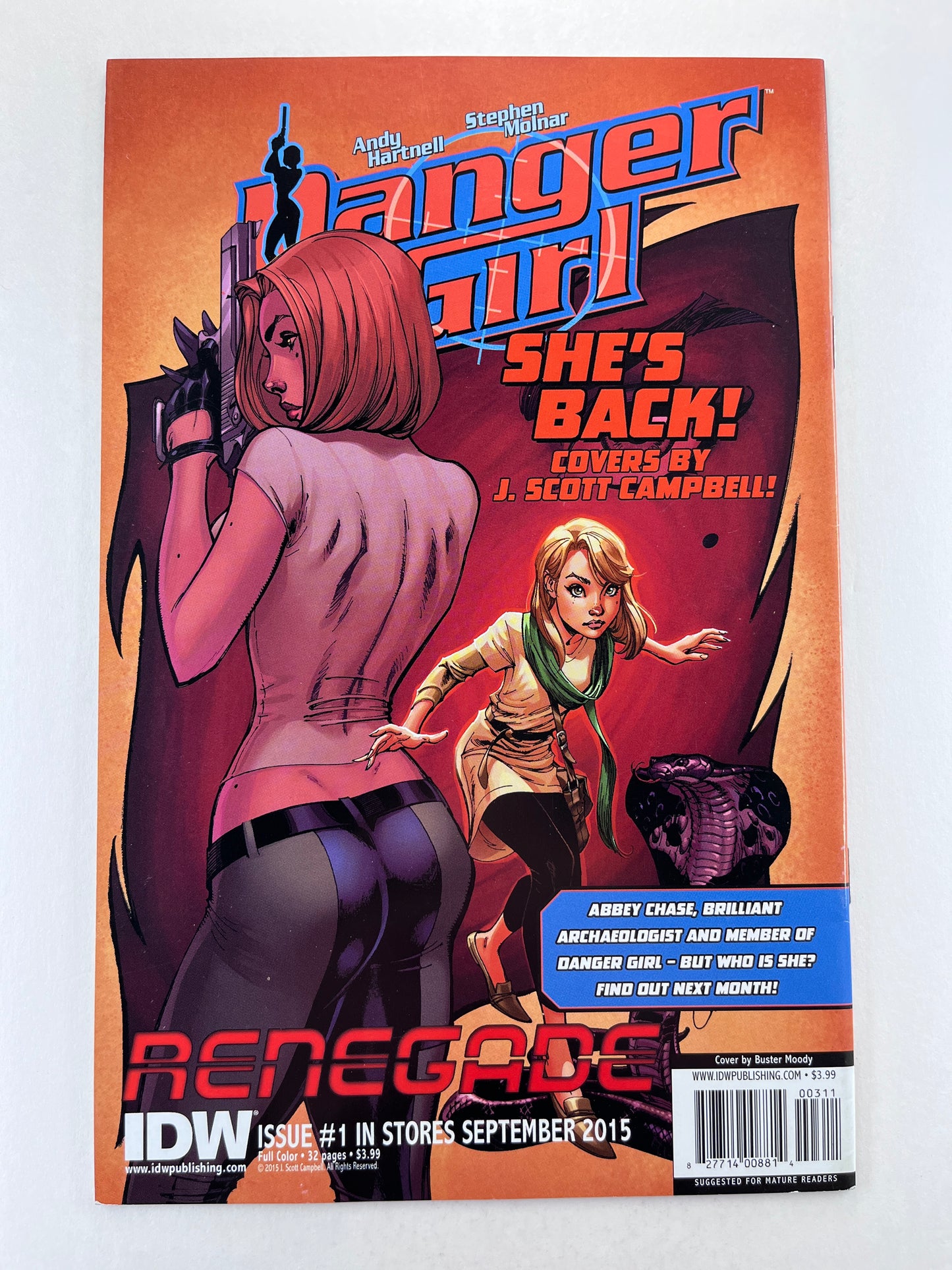 Godzilla in Hell #3 2nd Printing Ibrahim Moustafa (Sep 2015) (Signed by Buster Moody)