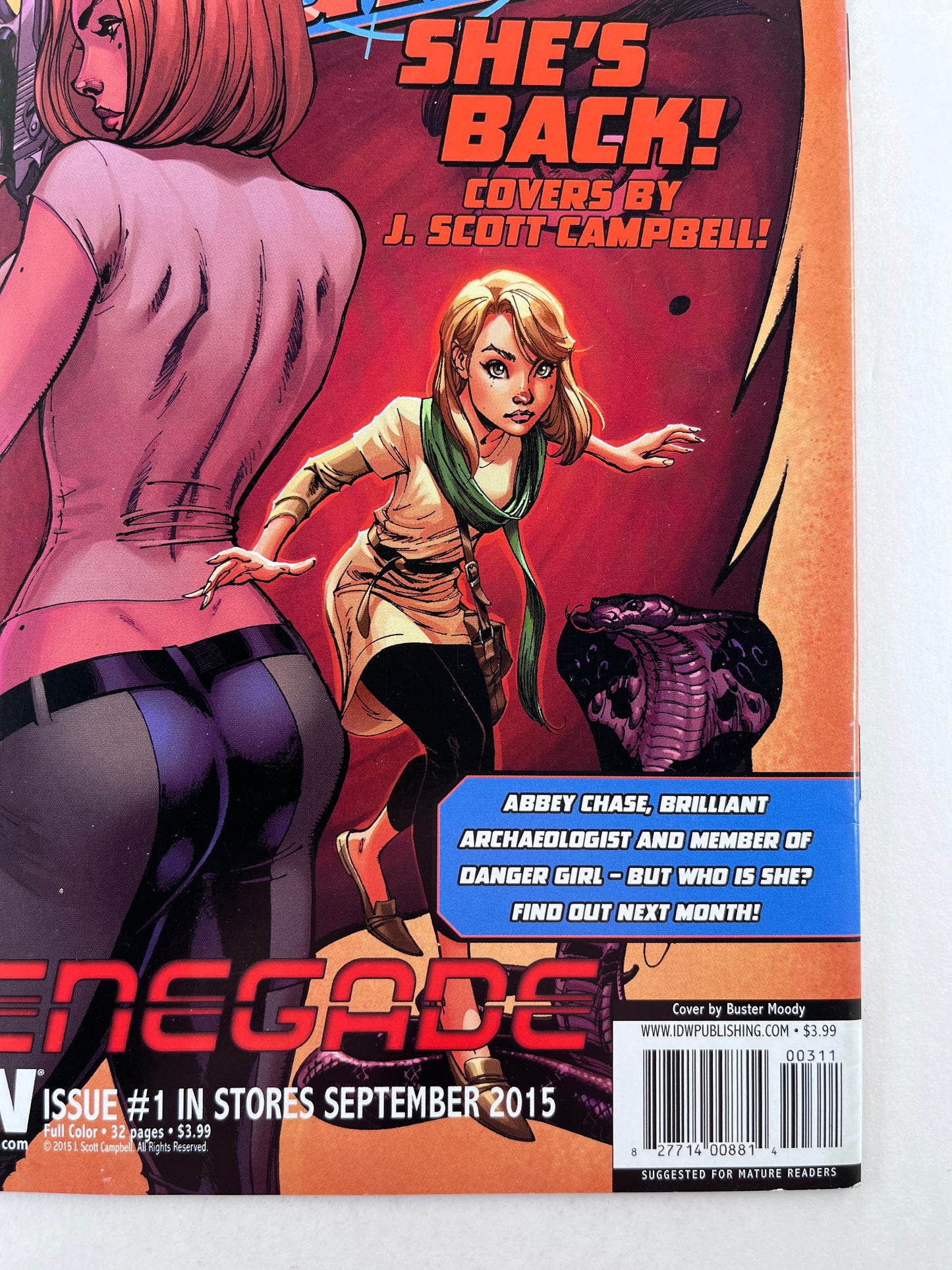 Godzilla in Hell #3 2nd Printing Ibrahim Moustafa (Sep 2015) (Signed by Buster Moody)
