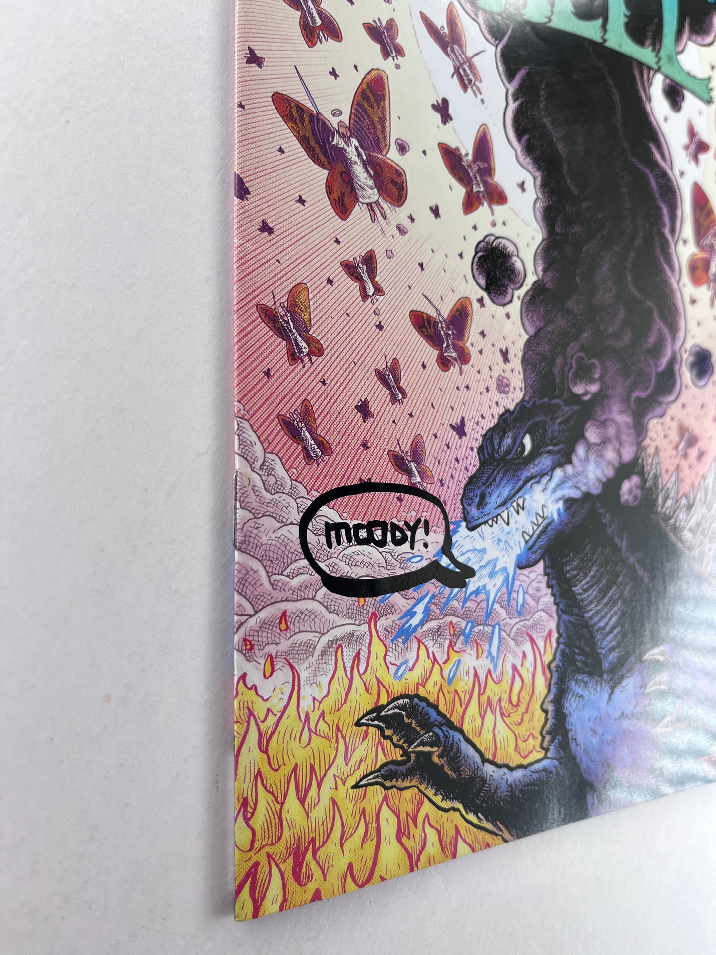 Godzilla in Hell #3 2nd Printing Ibrahim Moustafa (Sep 2015) (Signed by Buster Moody)