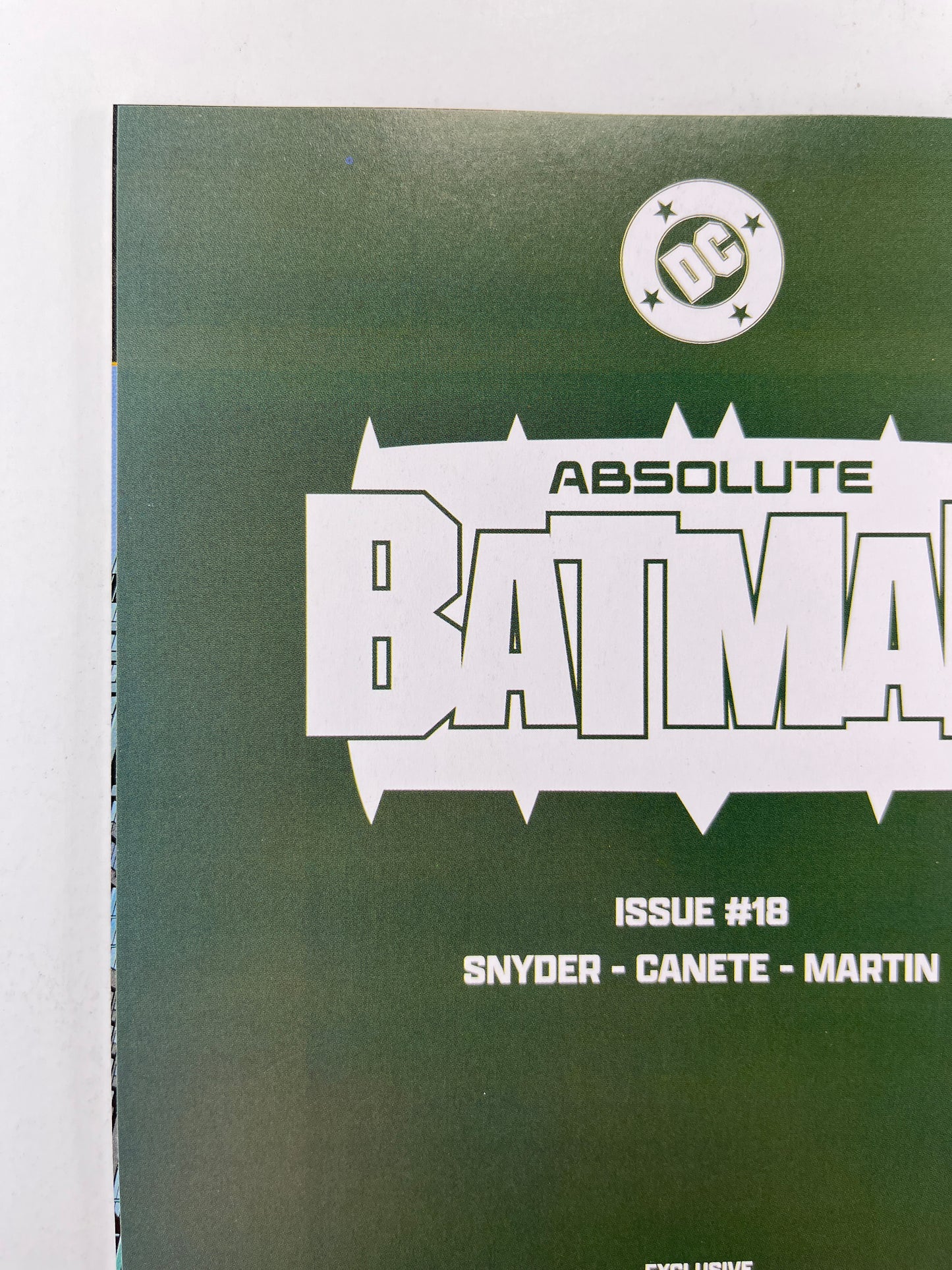 Absolute Batman #18 Big Dex Comics Stjepan Šejić Variant