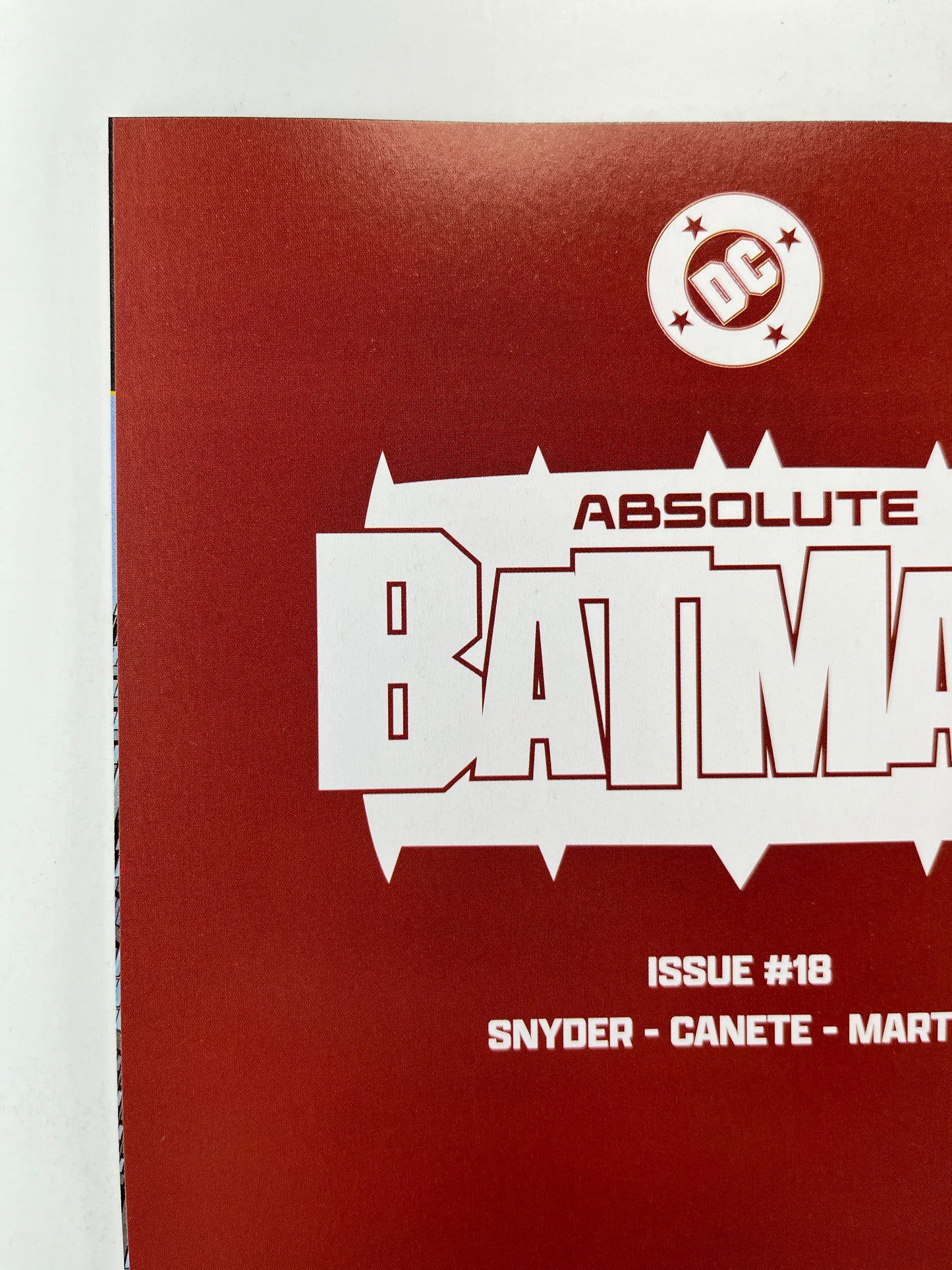 Absolute Batman #18 Big Dex Comics Stjepan Šejić Virgin Variant