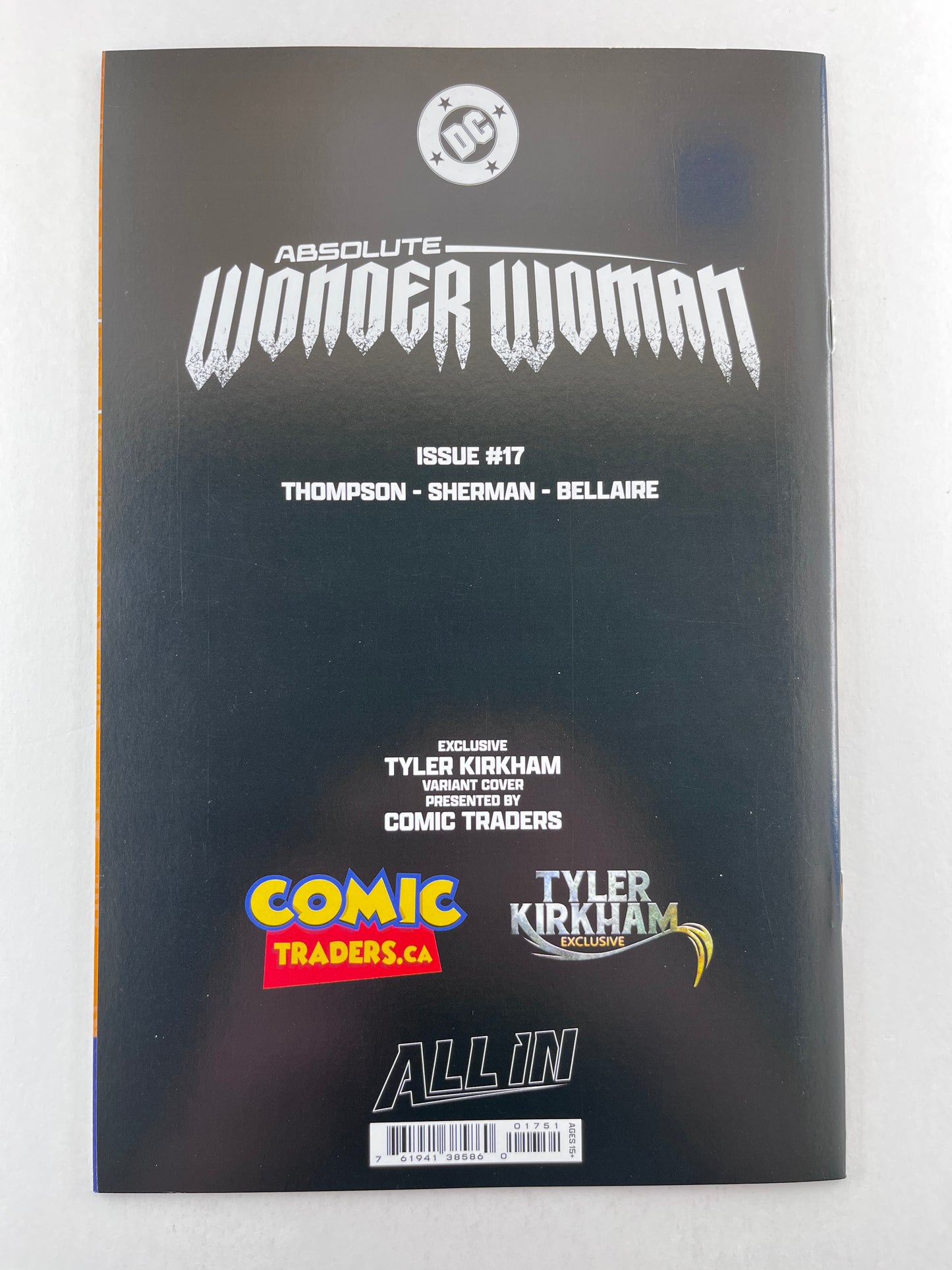 Absolute Wonder Woman #17 Comic Traders/Tyler Kirkham Webstore Variant (Apr 2026)