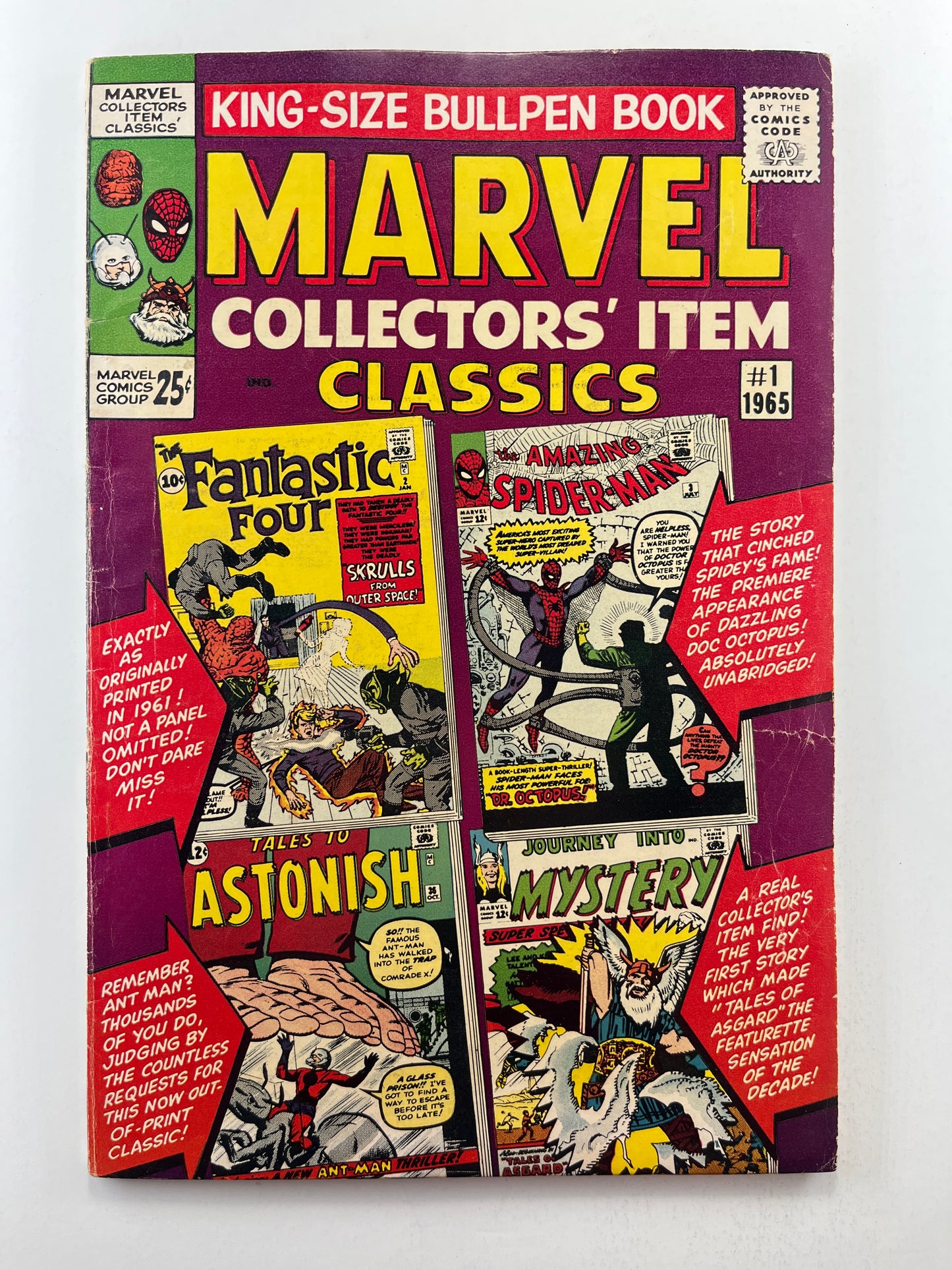 Marvel Collectors' Item Classics #1 (Oct 1965)
