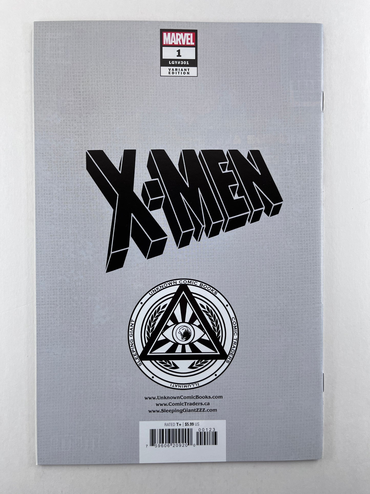 X-Men #1 Unknown Comics/Comic Traders/Sleeping Giant Nathan Szerdy Variant (Sep 2024) (Signed by Nathan Szerdy w/COA)