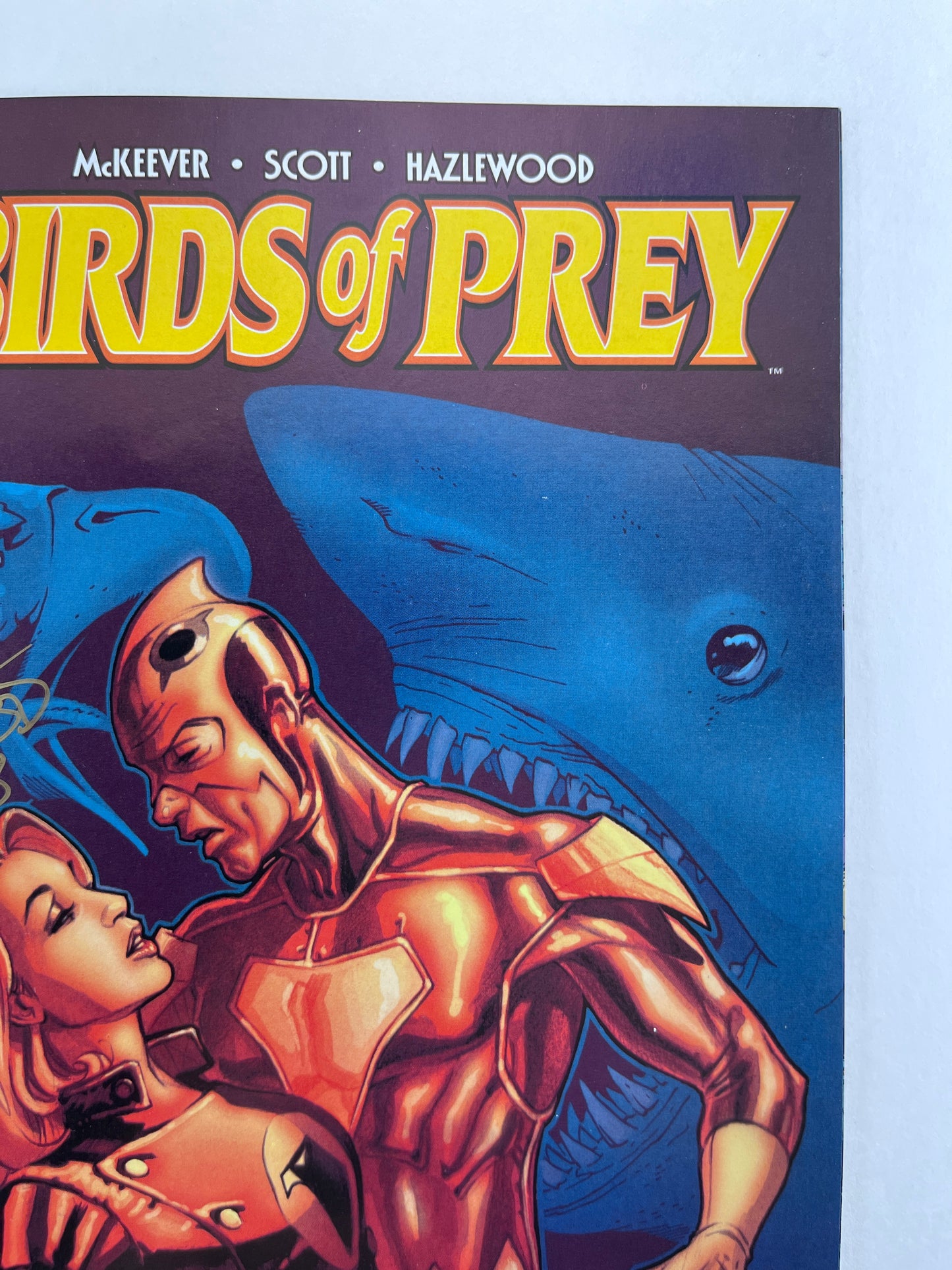 Birds of Prey #114 (Mar 2008) (Signed by Doug Hazlewood)