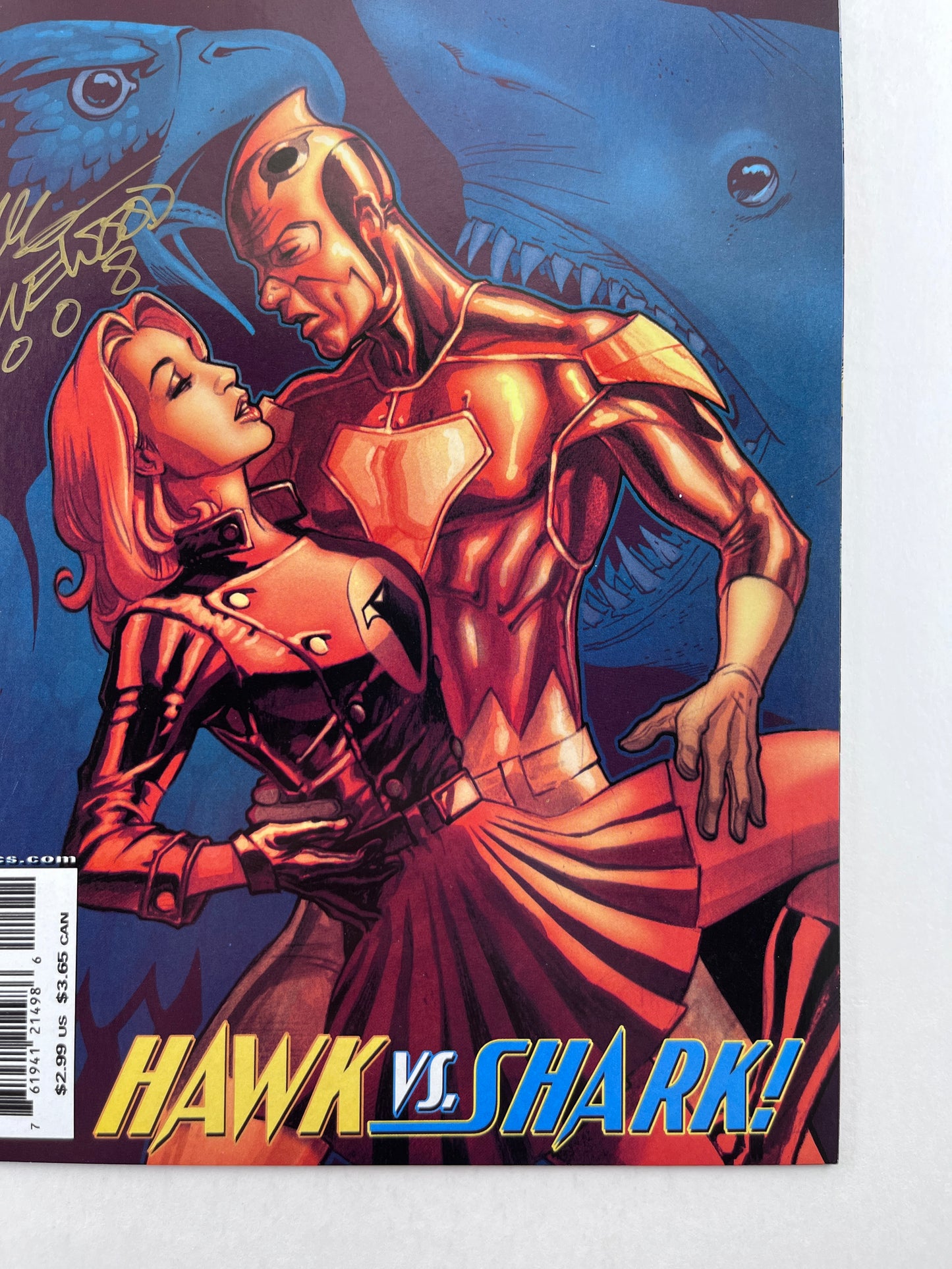 Birds of Prey #114 (Mar 2008) (Signed by Doug Hazlewood)
