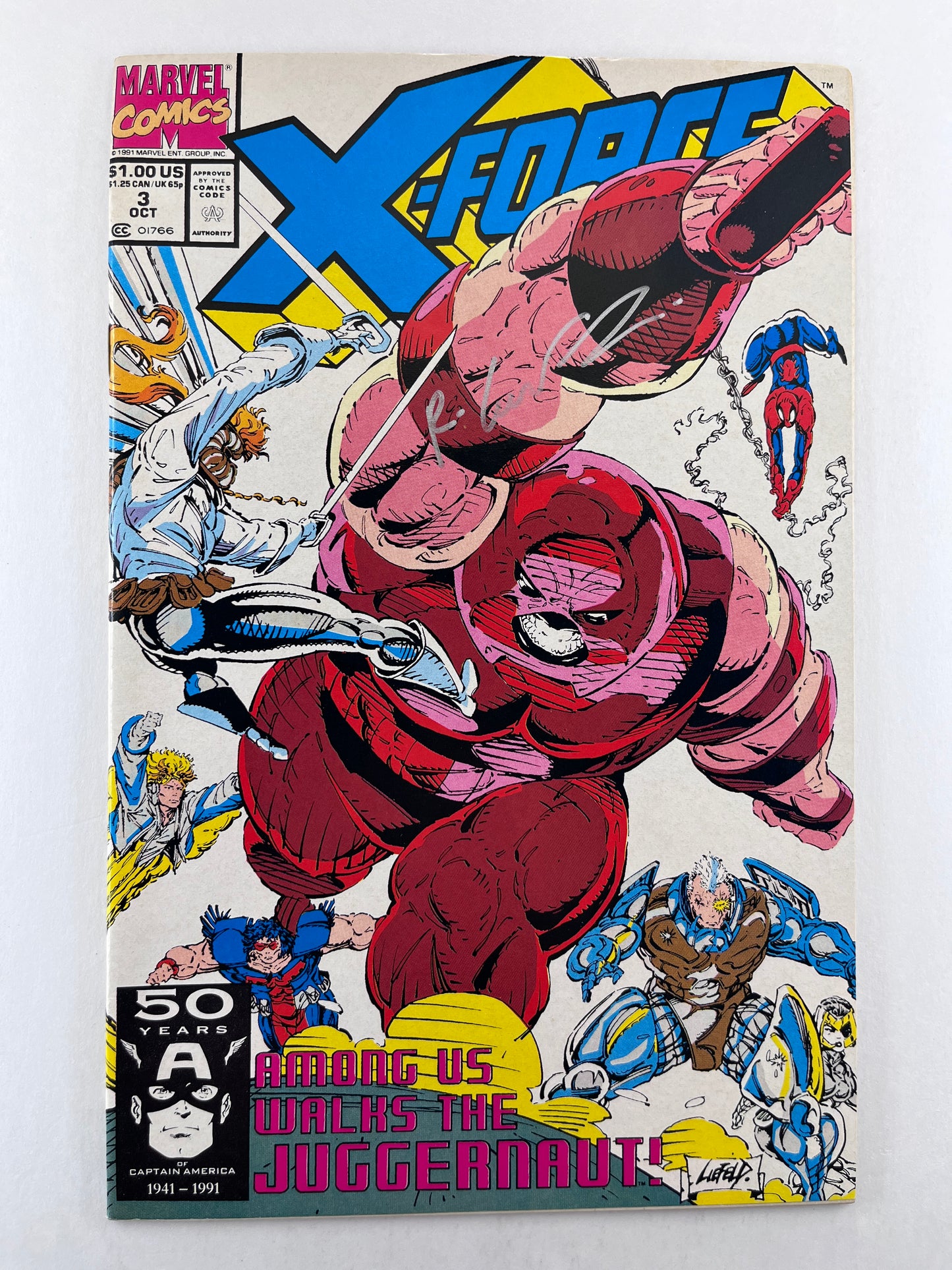 X-Force #3 (Oct 1991) (Signed by Rob Liefeld)
