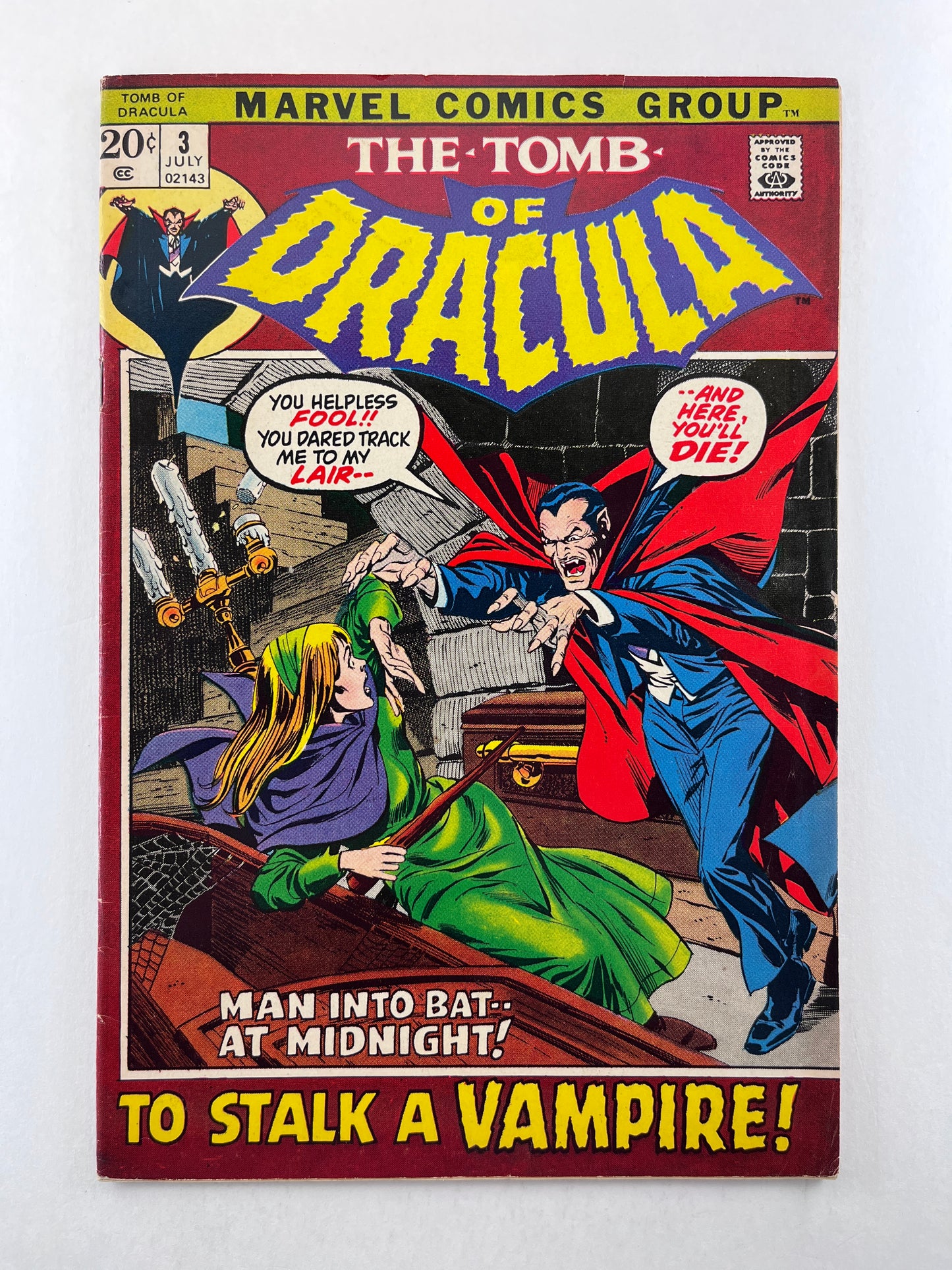 The Tomb of Dracula #3 (Jul 1972)