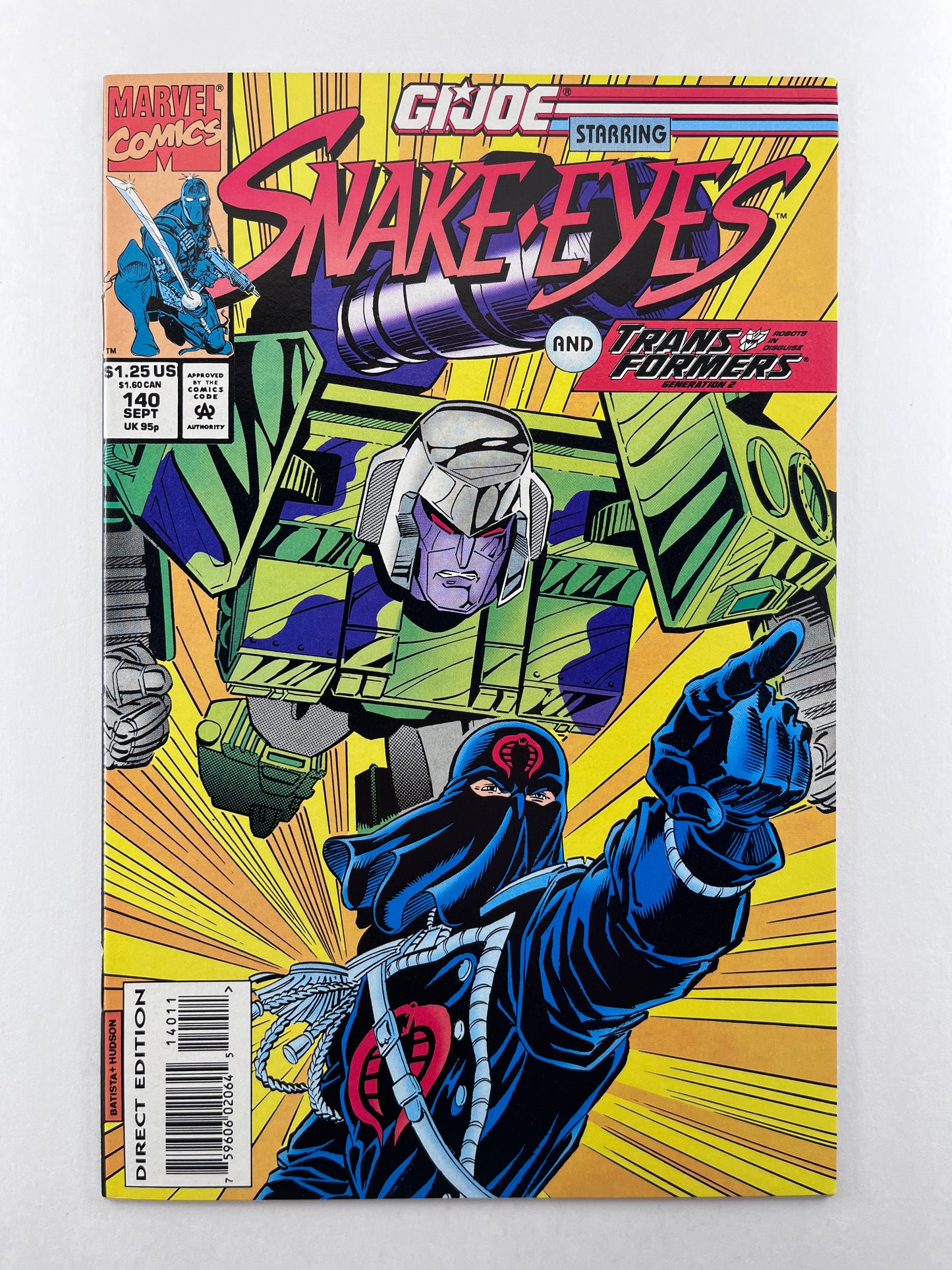 G.I. Joe: A Real American Hero #140 (Sep 1993) (Low Print Run)